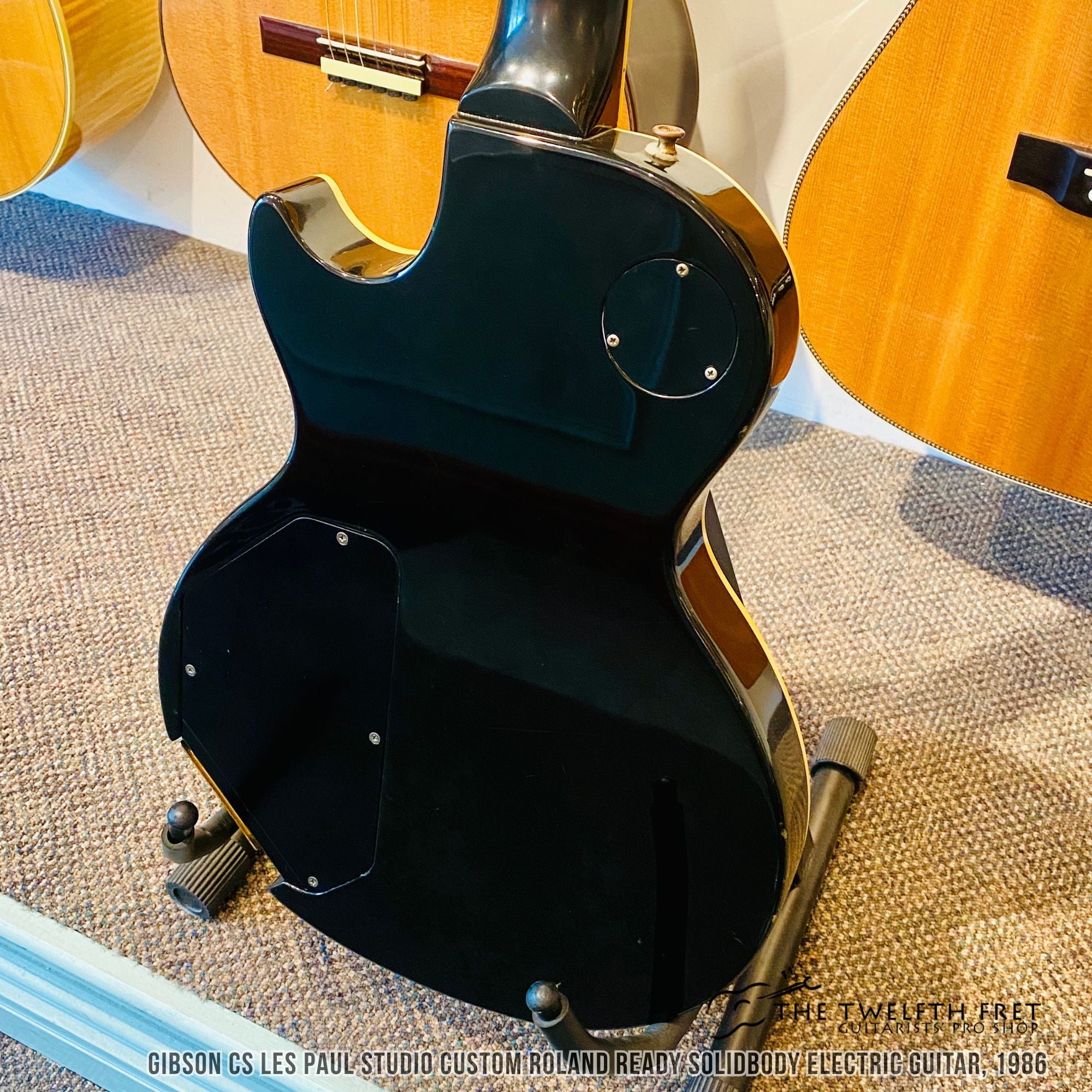 Gibson CS Les Paul Studio Custom Roland Ready Solidbody Electric Guitar, 1986 - The Twelfth Fret