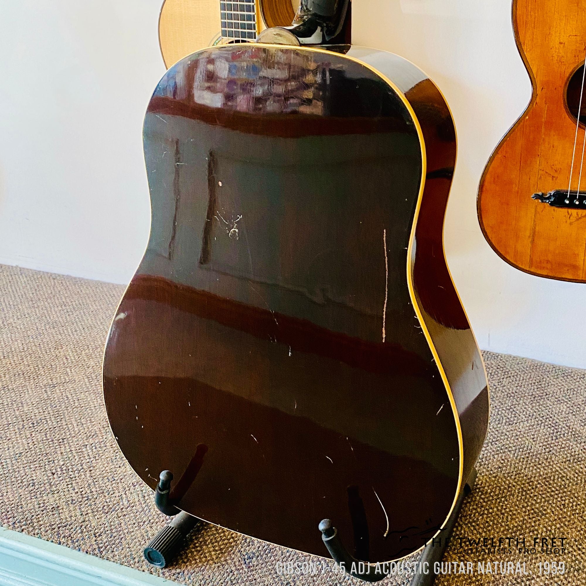 Gibson J-45 ADJ Acoustic Guitar Natural, 1959 - The Twelfth Fret