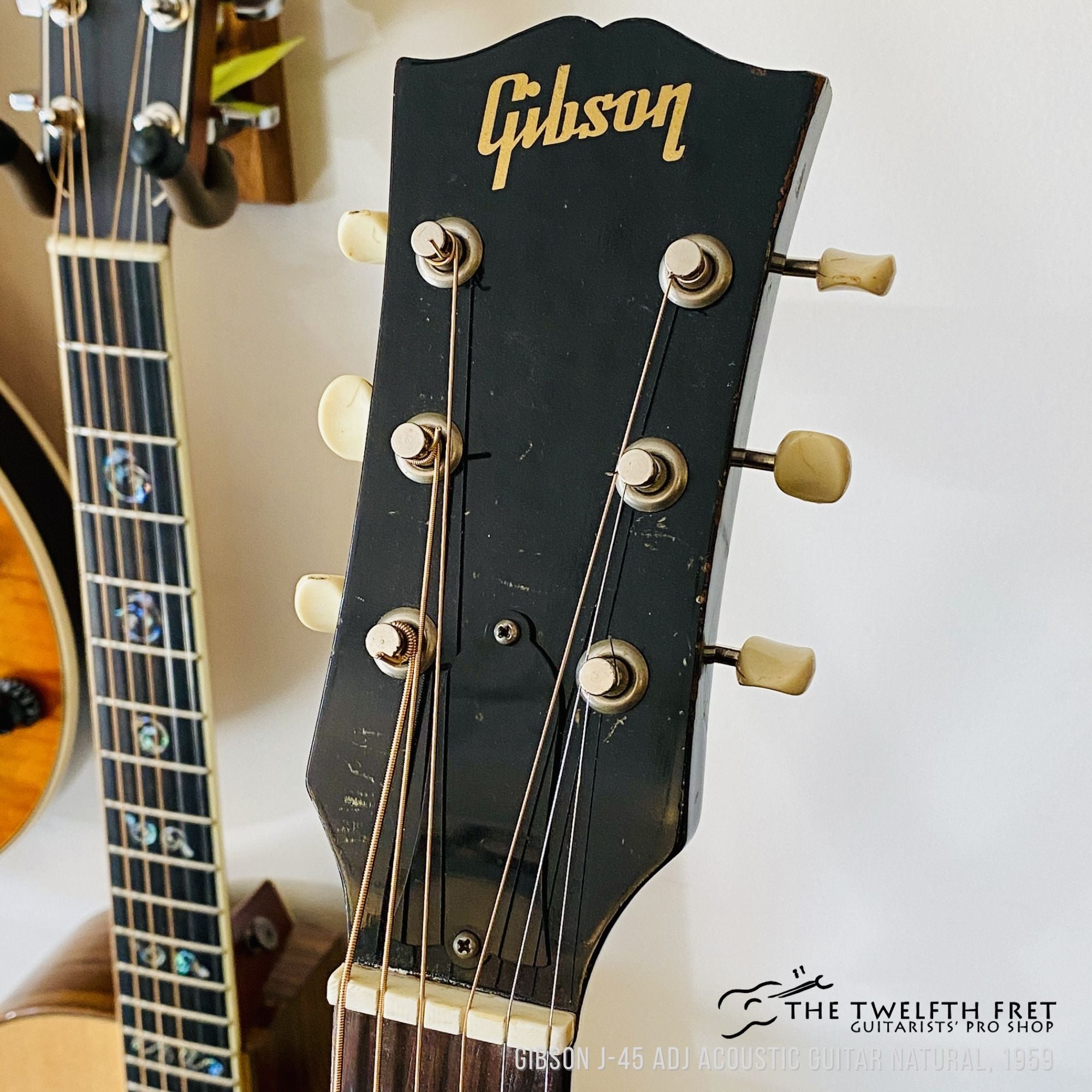 Gibson J-45 ADJ Acoustic Guitar Natural, 1959 - The Twelfth Fret