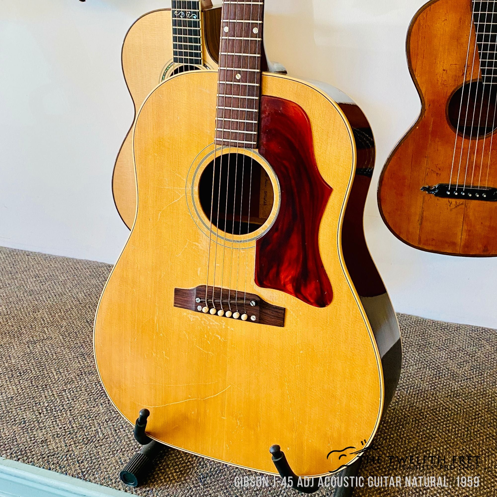 Gibson J-45 ADJ Acoustic Guitar Natural, 1959 - The Twelfth Fret