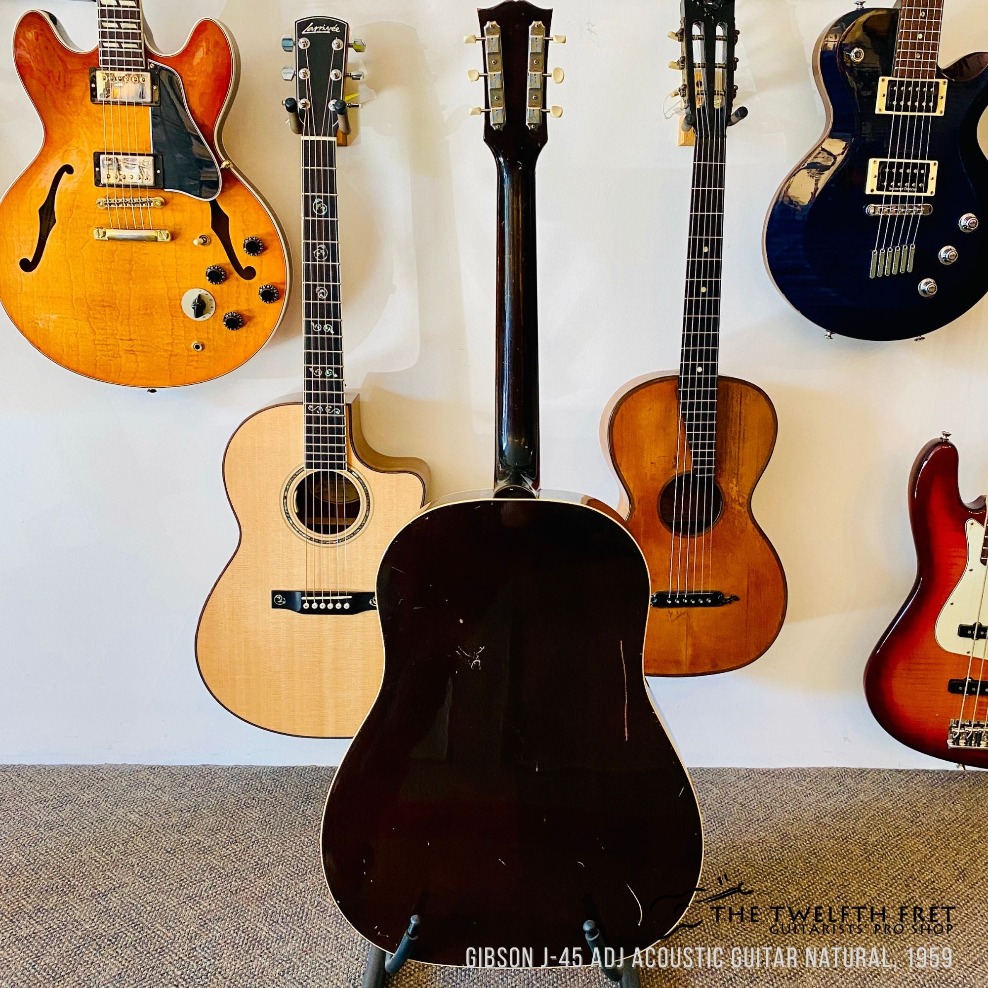 Gibson J-45 ADJ Acoustic Guitar Natural, 1959 - The Twelfth Fret