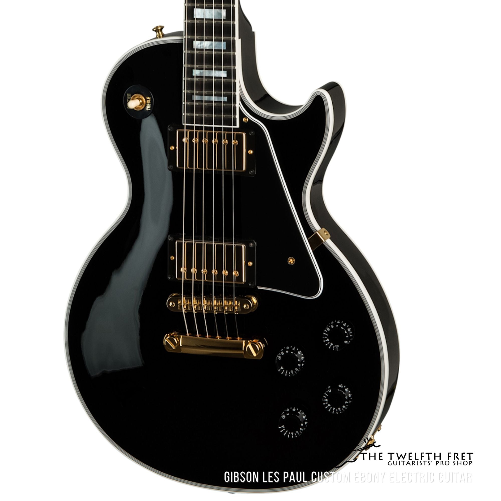 Gibson Les Paul Custom Ebony Electric Guitar - The Twelfth Fret