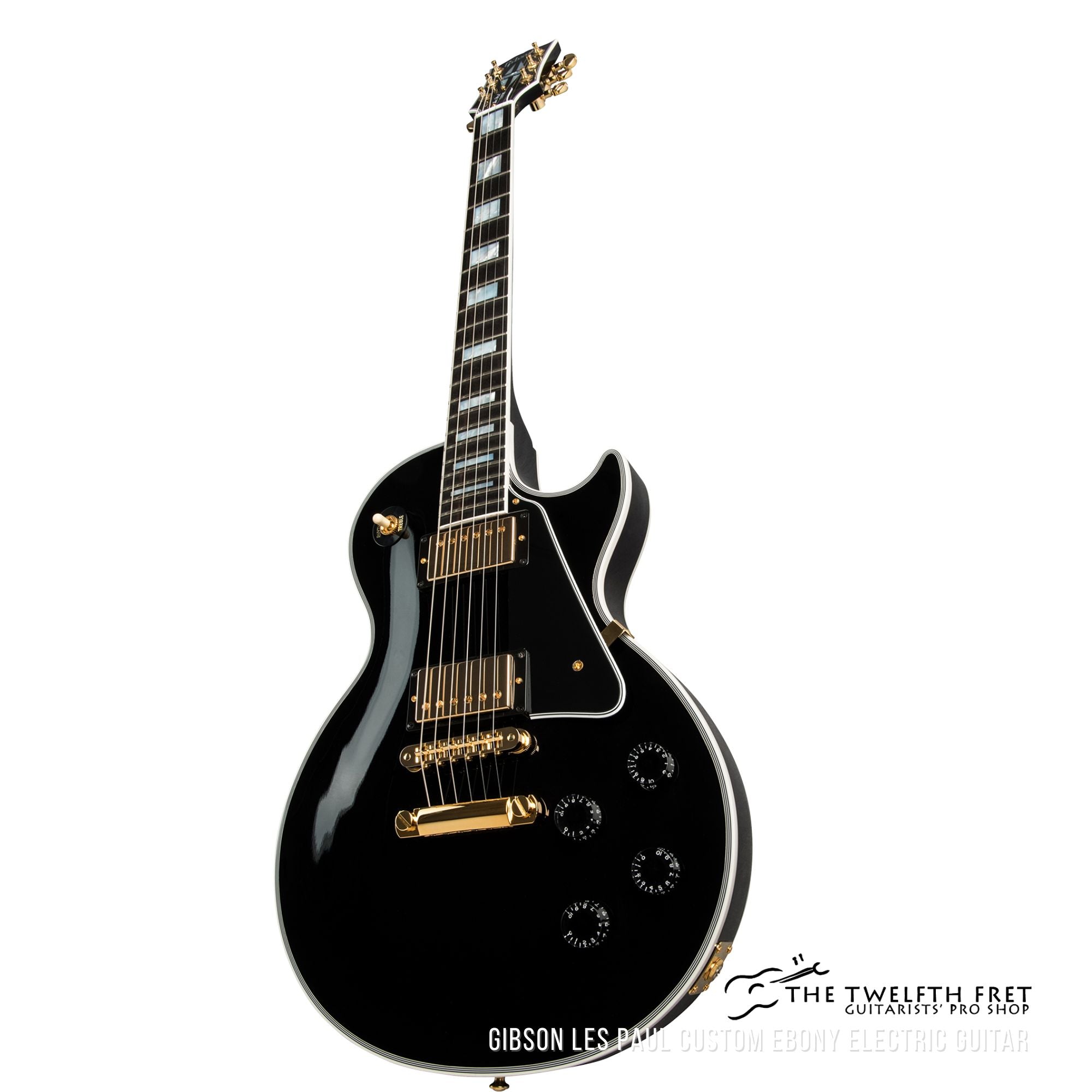 Gibson Les Paul Custom Ebony Electric Guitar - The Twelfth Fret