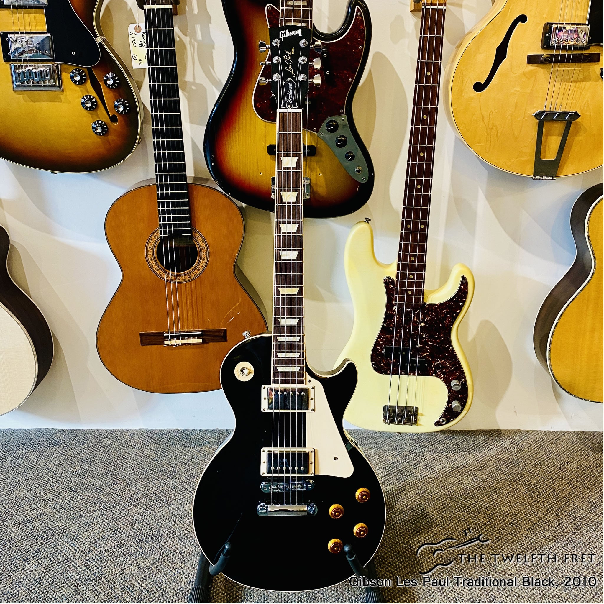 Gibson Les Paul Traditional Black Electric Guitar, 2010 - The Twelfth Fret