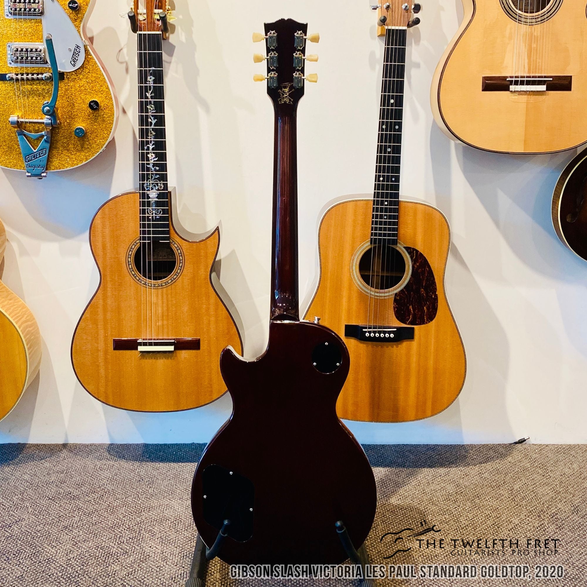 Gibson Slash Victoria Les Paul Standard Goldtop Solidbody Electric Guitar, 2020 - The Twelfth Fret