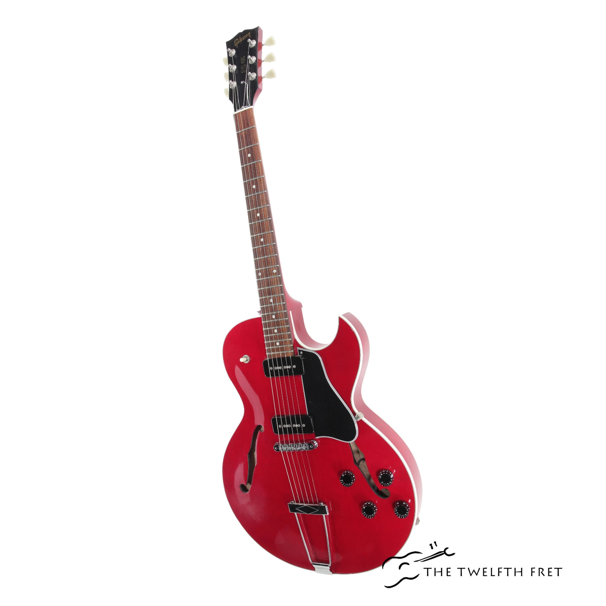 Gibson ES-135 P100 Thinline Single Cut Cherry, 2001 - The Twelfth Fret
