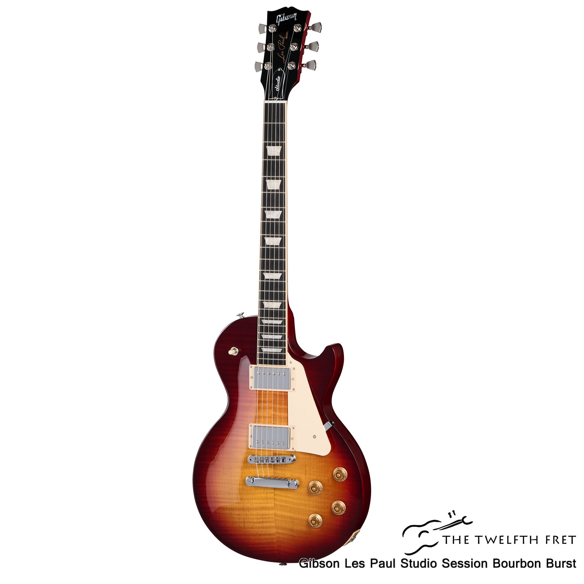  Gibson Les Paul Studio Session Bourbon Burst Electric Guitar - The Twelfth Fret 