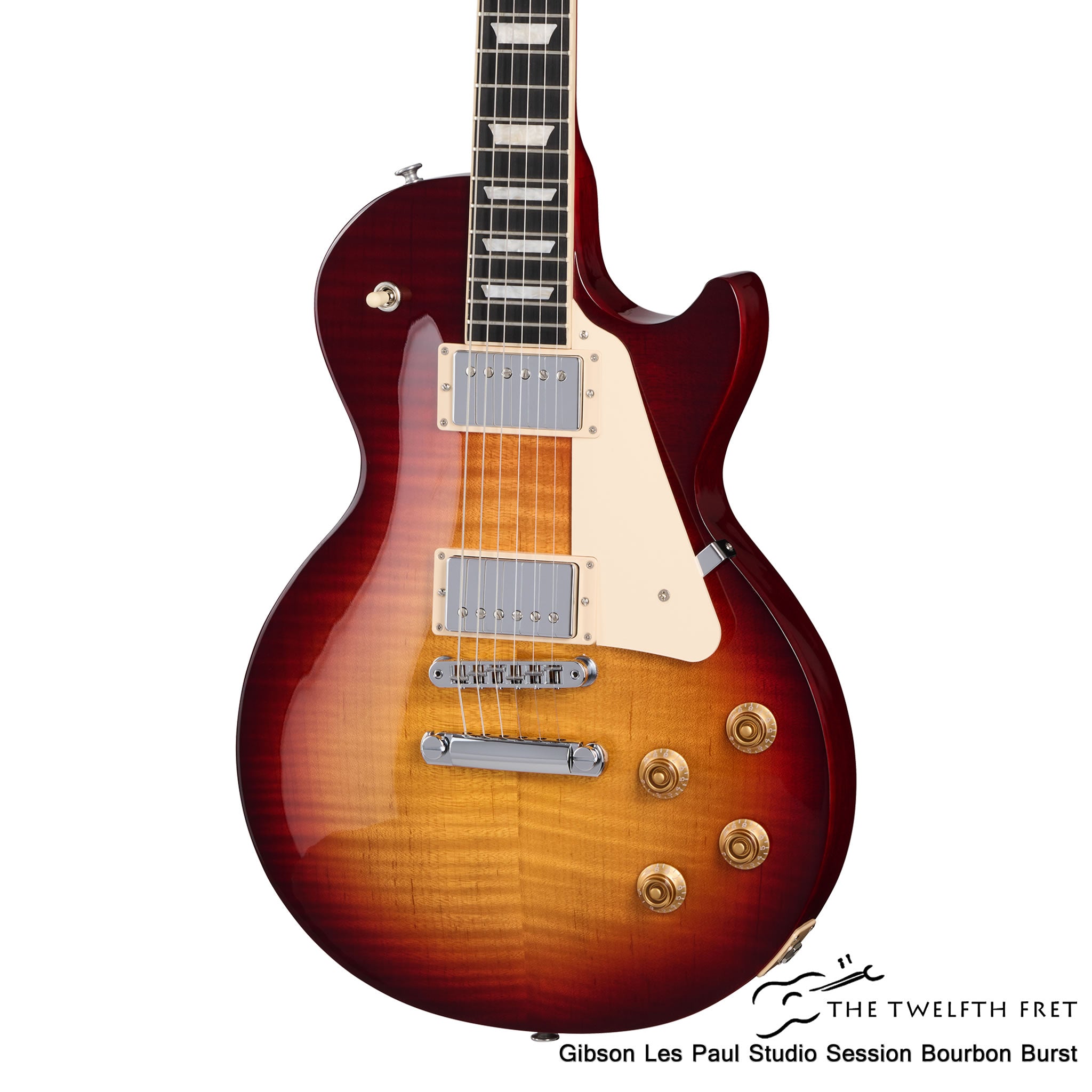  Gibson Les Paul Studio Session Bourbon Burst Electric Guitar - The Twelfth Fret 