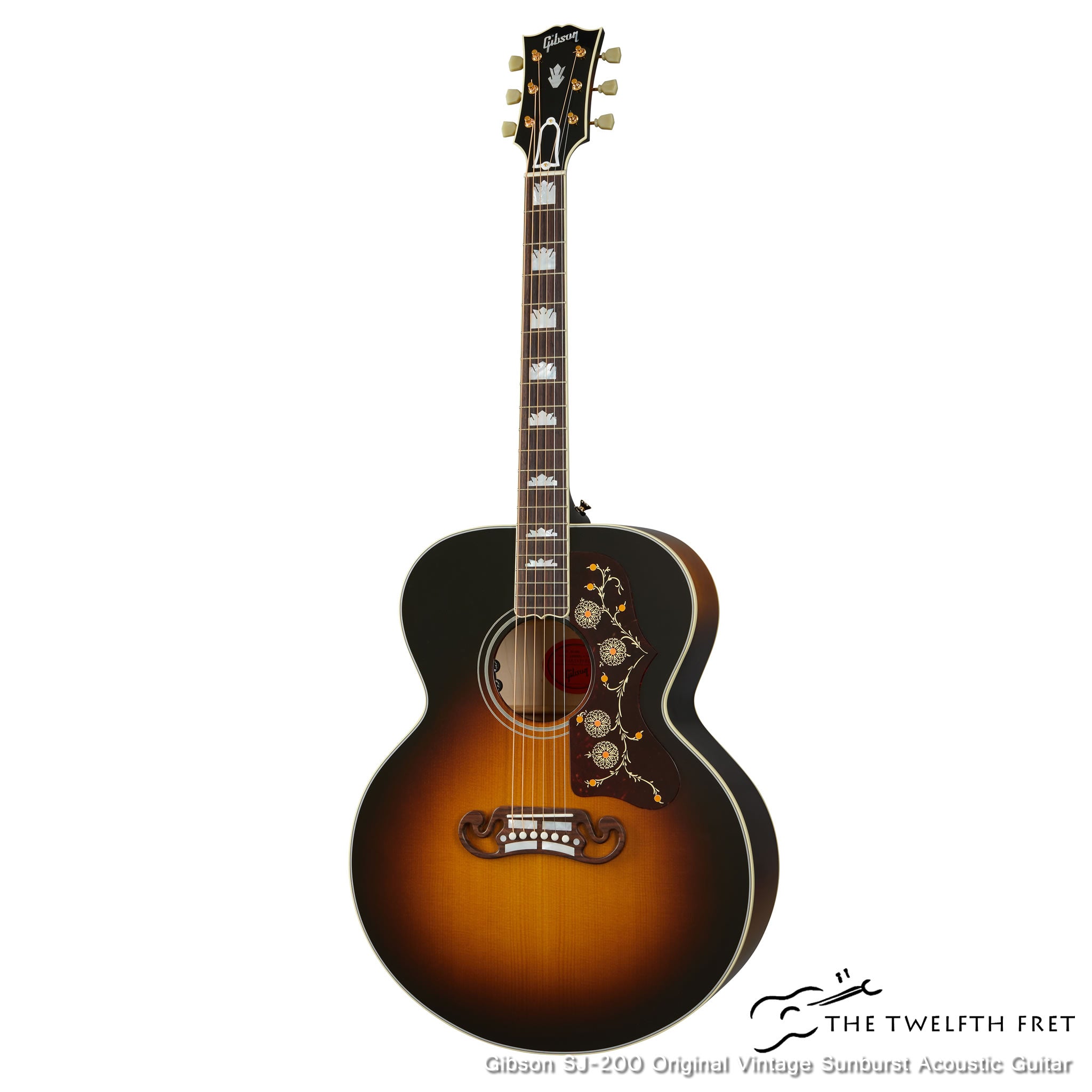 Gibson SJ-200 Original Vintage Sunburst Acoustic Guitar - The Twelfth Fret 