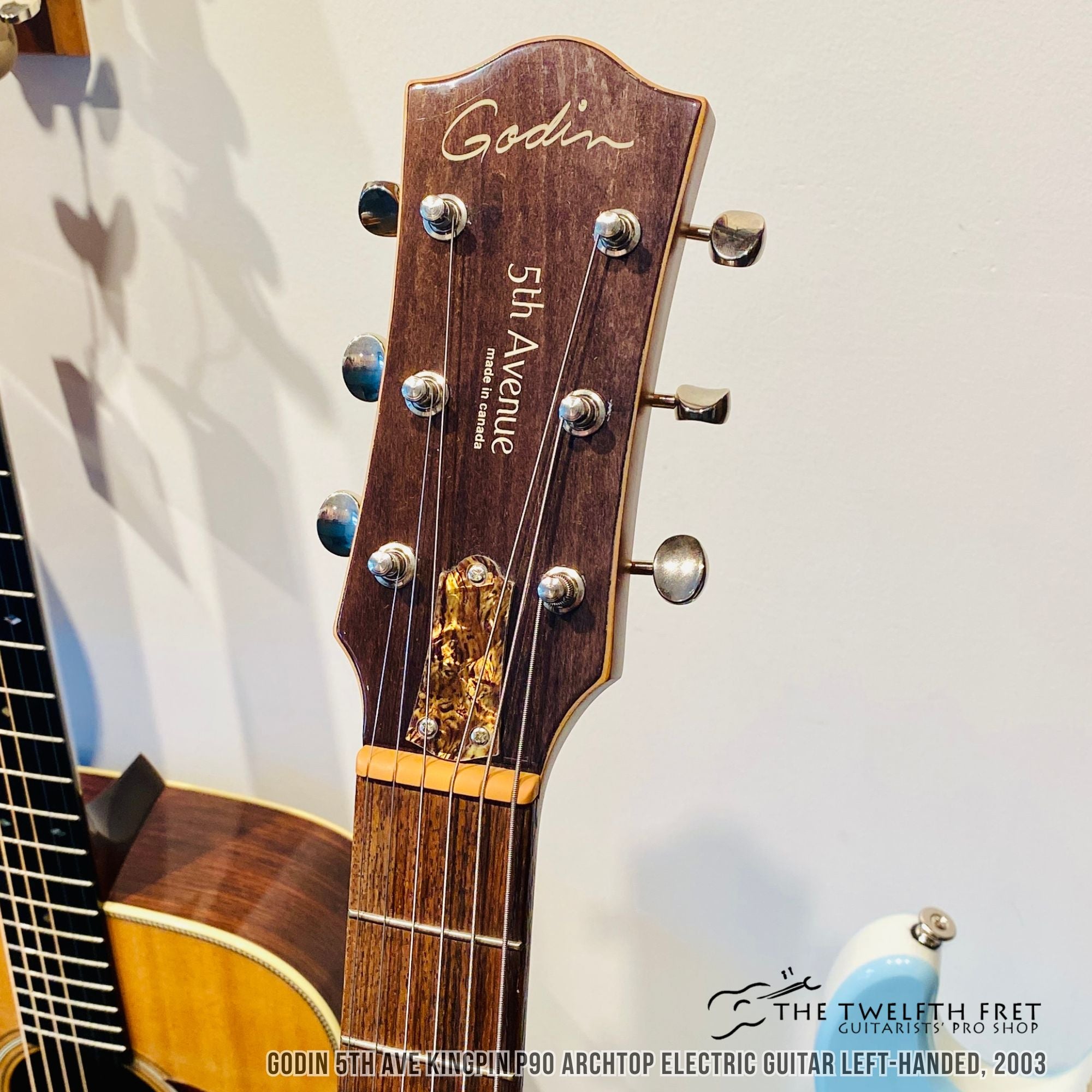 Godin 5th Ave Kingpin P90 Archtop Electric Guitar Left-Handed, 2003 - The Twelfth Fret