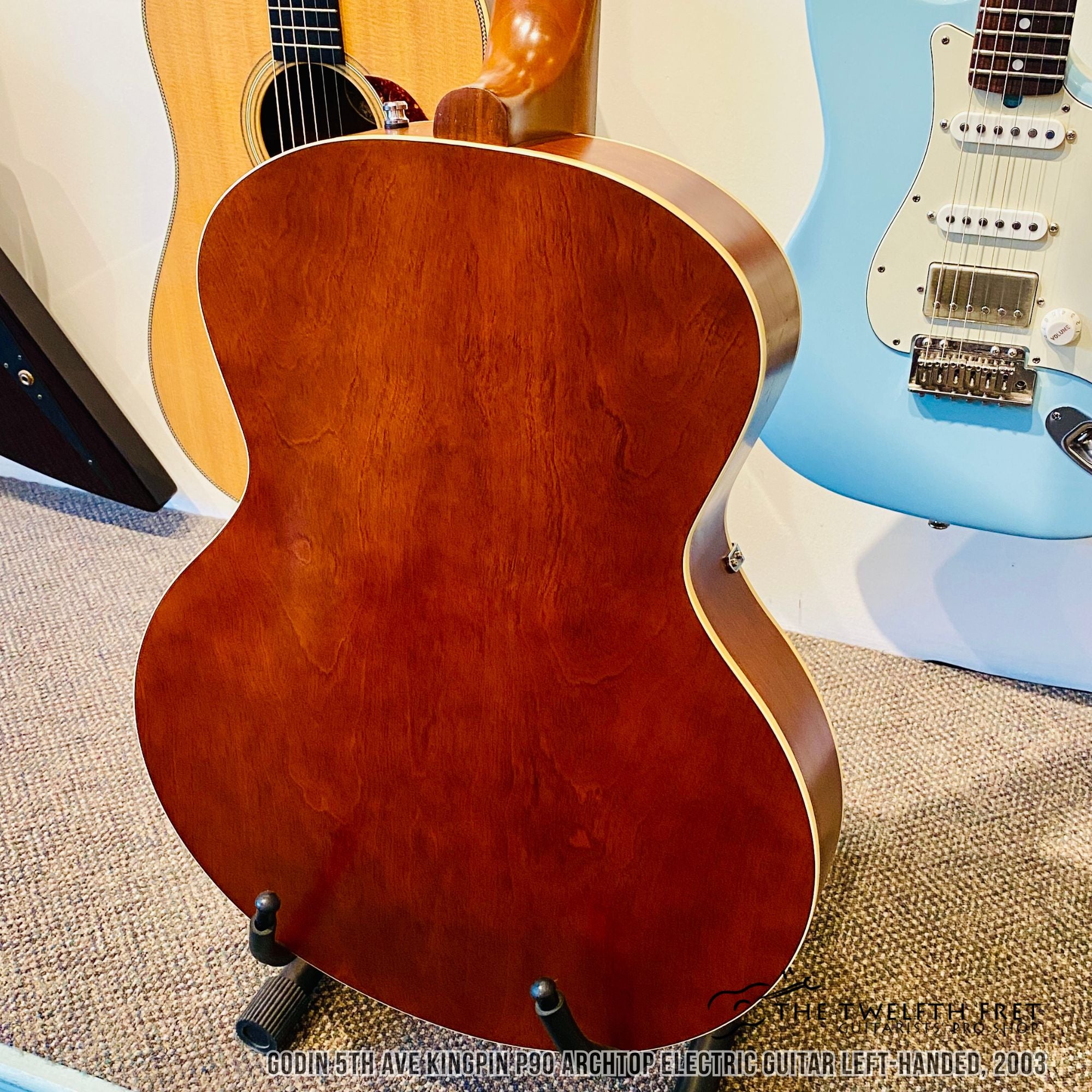 Godin 5th Ave Kingpin P90 Archtop Electric Guitar Left-Handed, 2003 - The Twelfth Fret