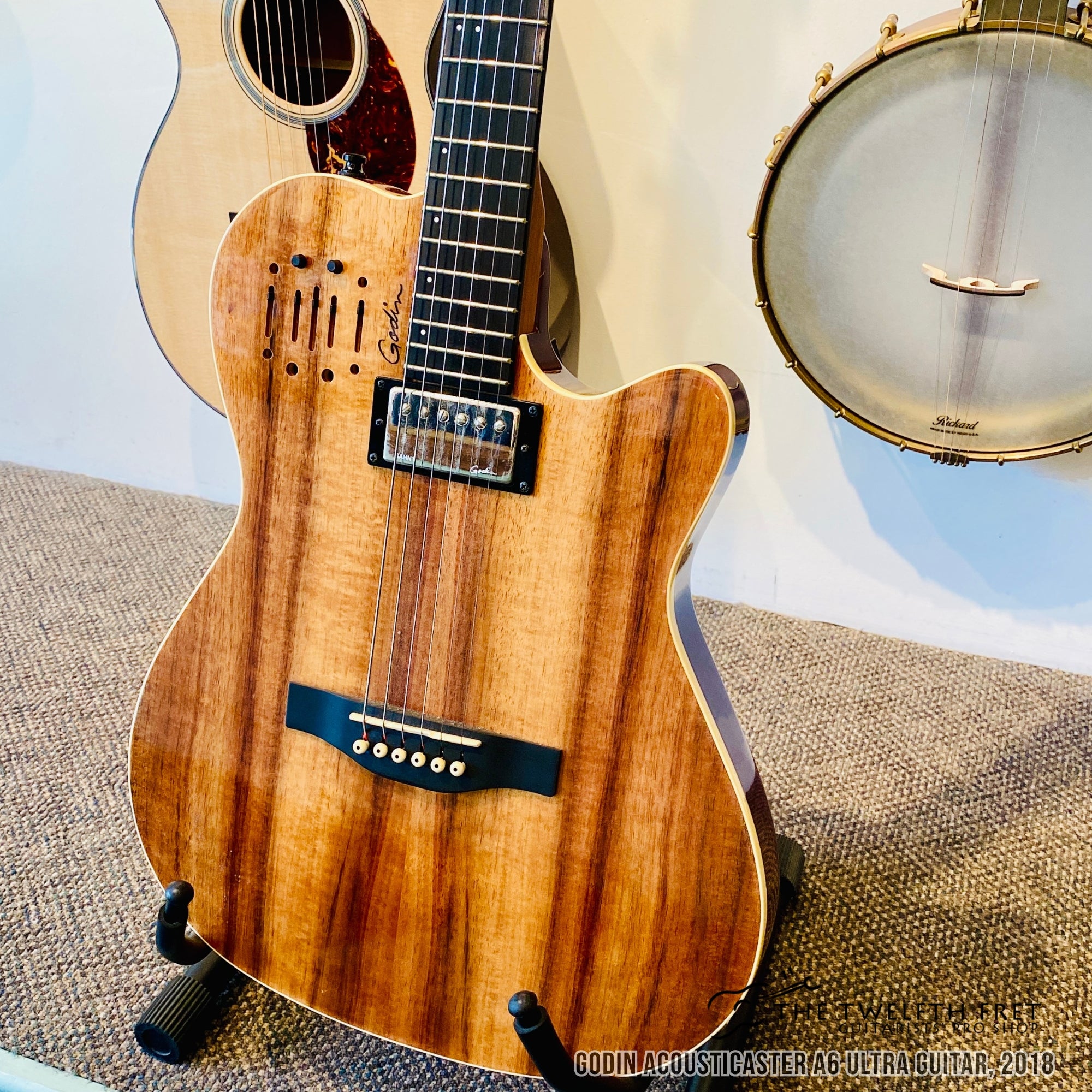 Godin Acousticaster A6 Ultra Guitar, 2018 - The Twelfth Fret