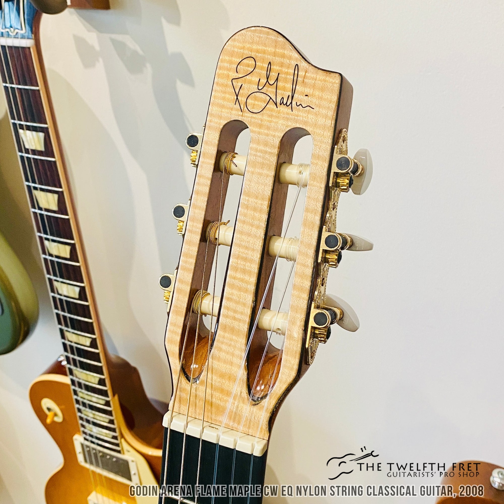 Godin Arena Flame Maple CW EQ Nylon String Classical Guitar, 2008 - The Twelfth Fret