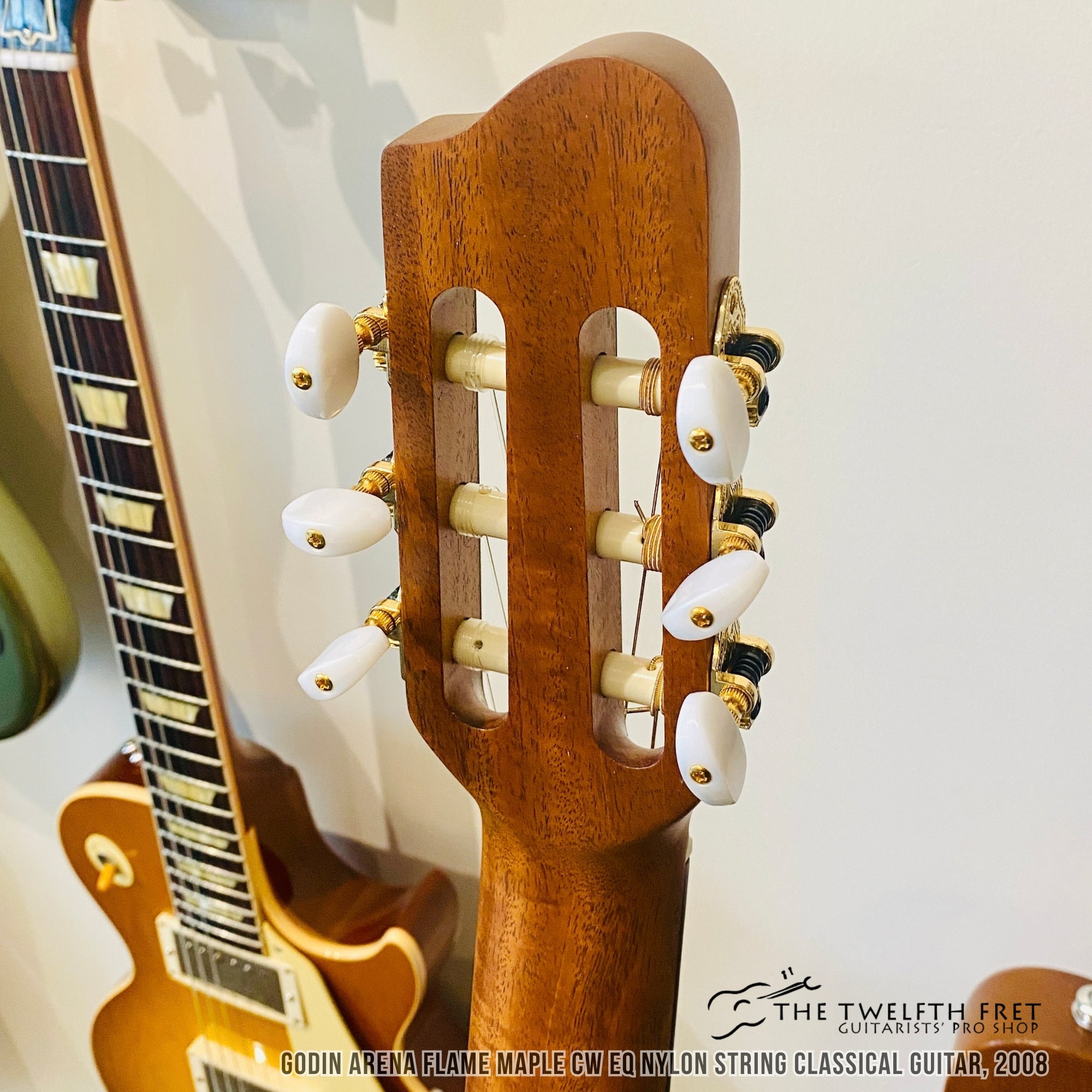 Godin Arena Flame Maple CW EQ Nylon String Classical Guitar, 2008 - The Twelfth Fret