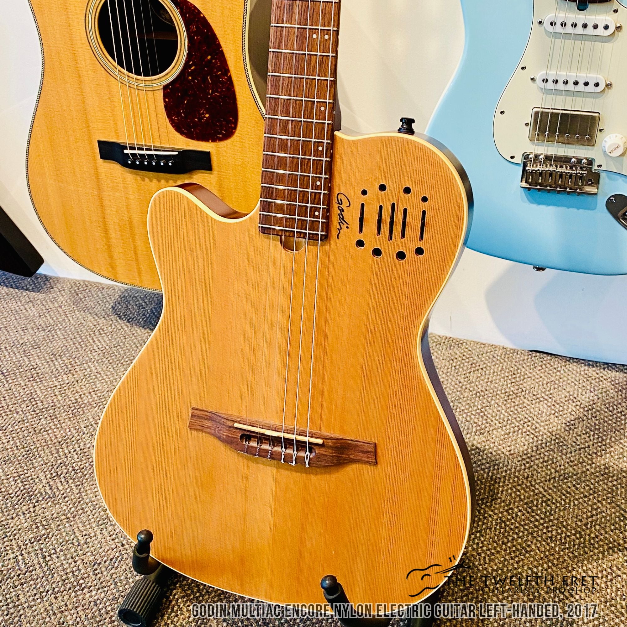 Godin Multiac Encore Nylon Electric Guitar Left-Handed, 2017 - The Twelfth Fret