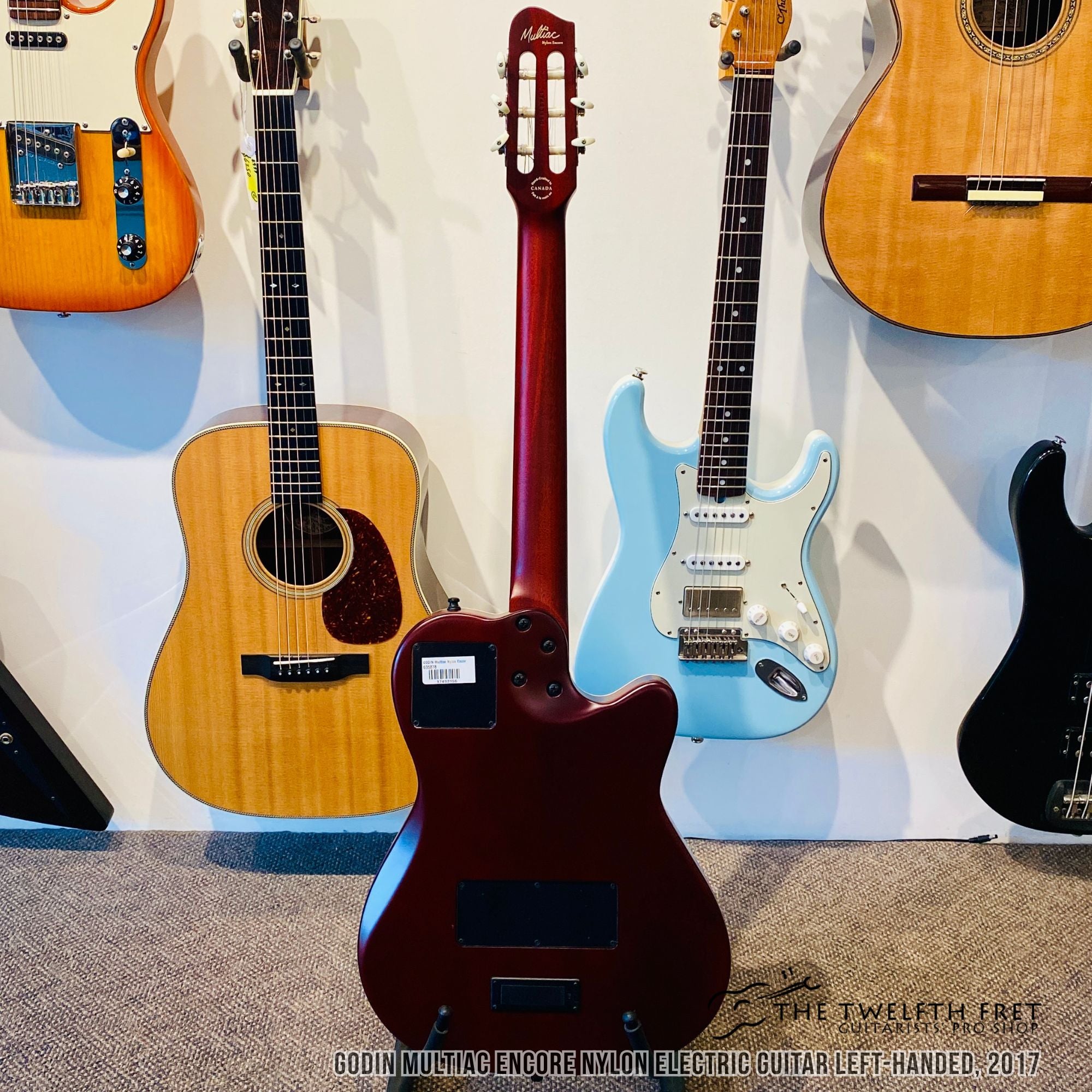 Godin Multiac Encore Nylon Electric Guitar Left-Handed, 2017 - The Twelfth Fret