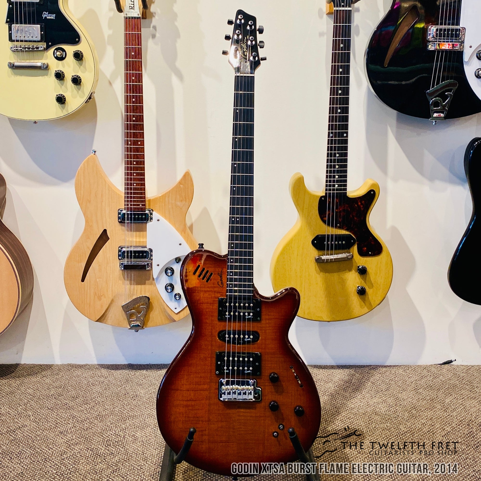 Godin XTSA Burst Flame Electric Guitar, 2014 - The Twelfth Fret