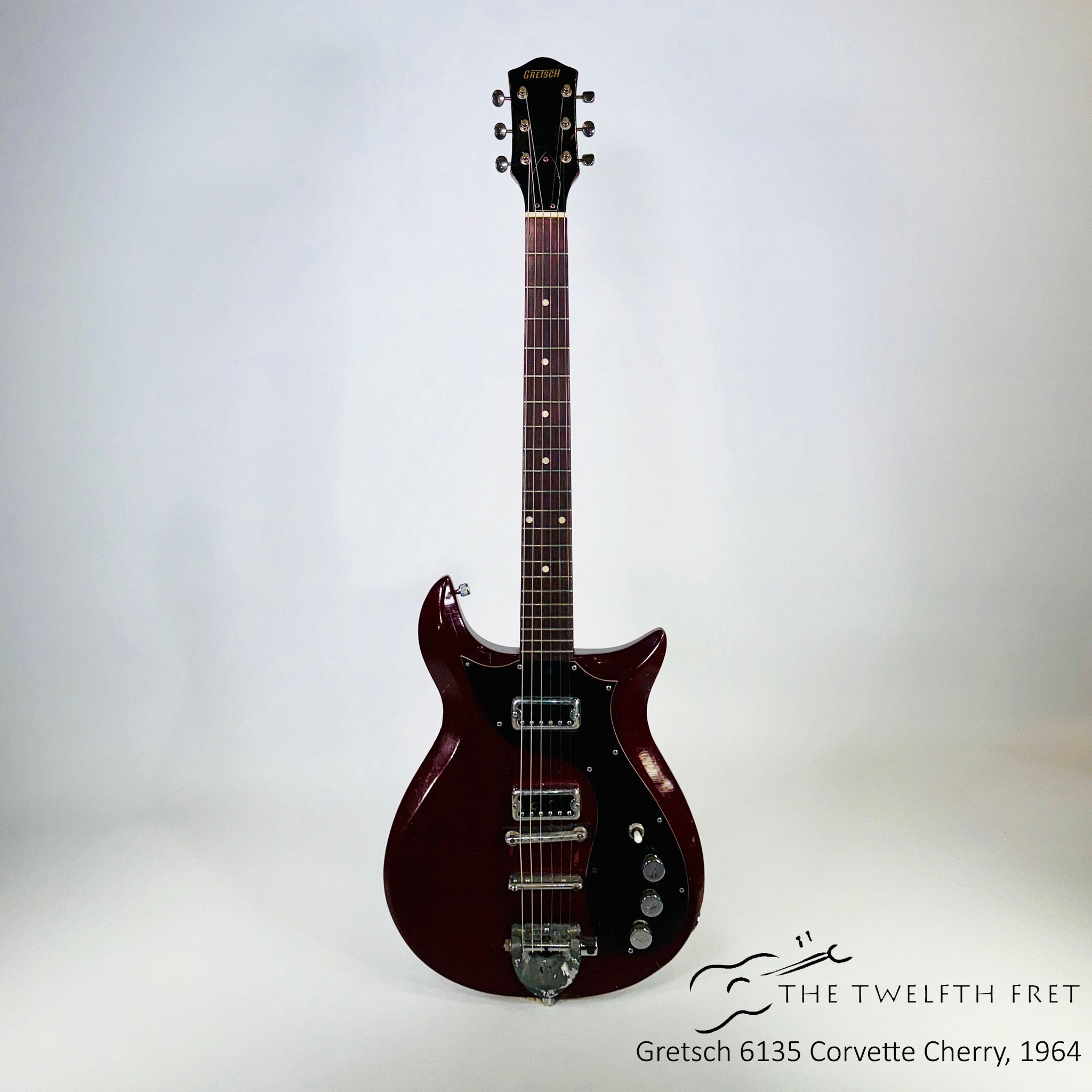 Gretsch 6135 Corvette Cherry, 1964 [USED] - The Twelfth Fret