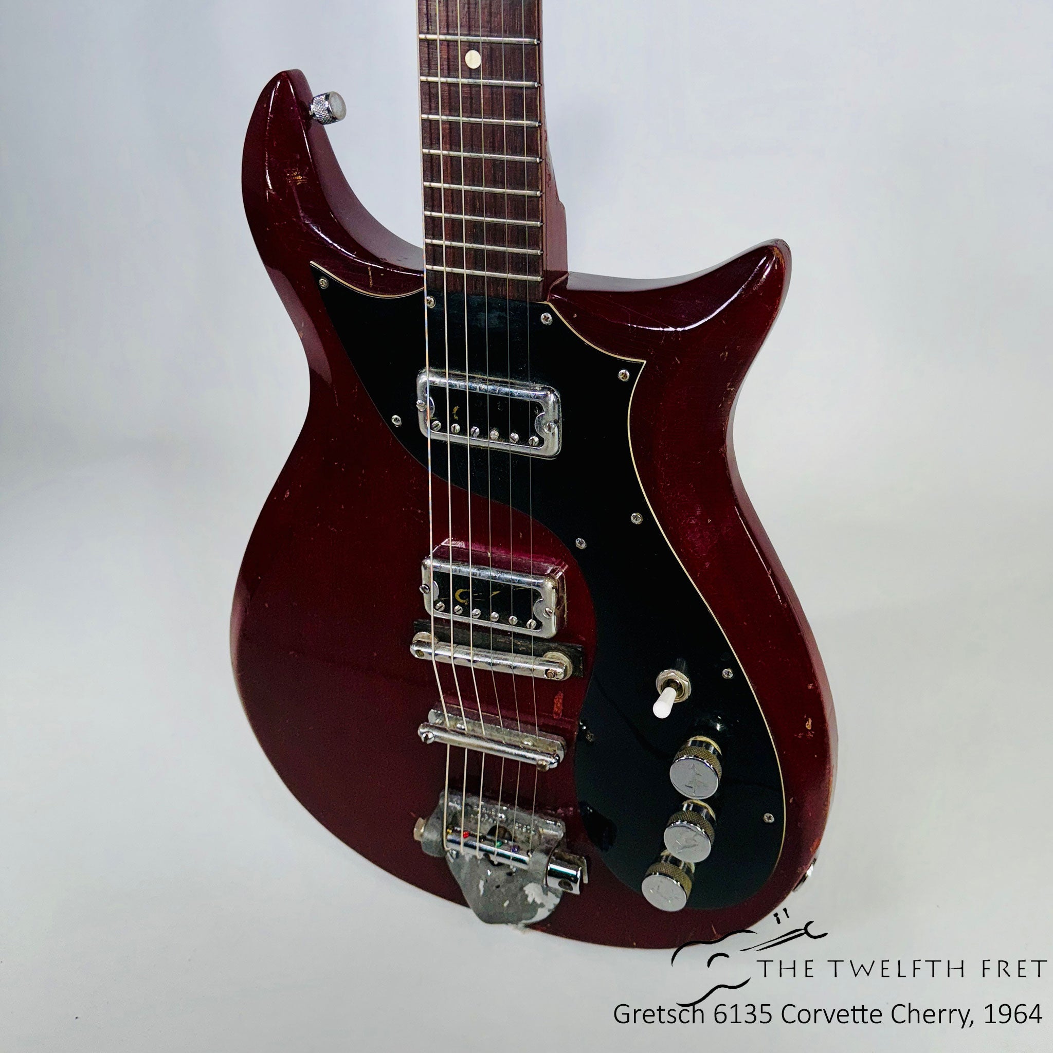 Gretsch 6135 Corvette Cherry, 1964 [USED] - The Twelfth Fret