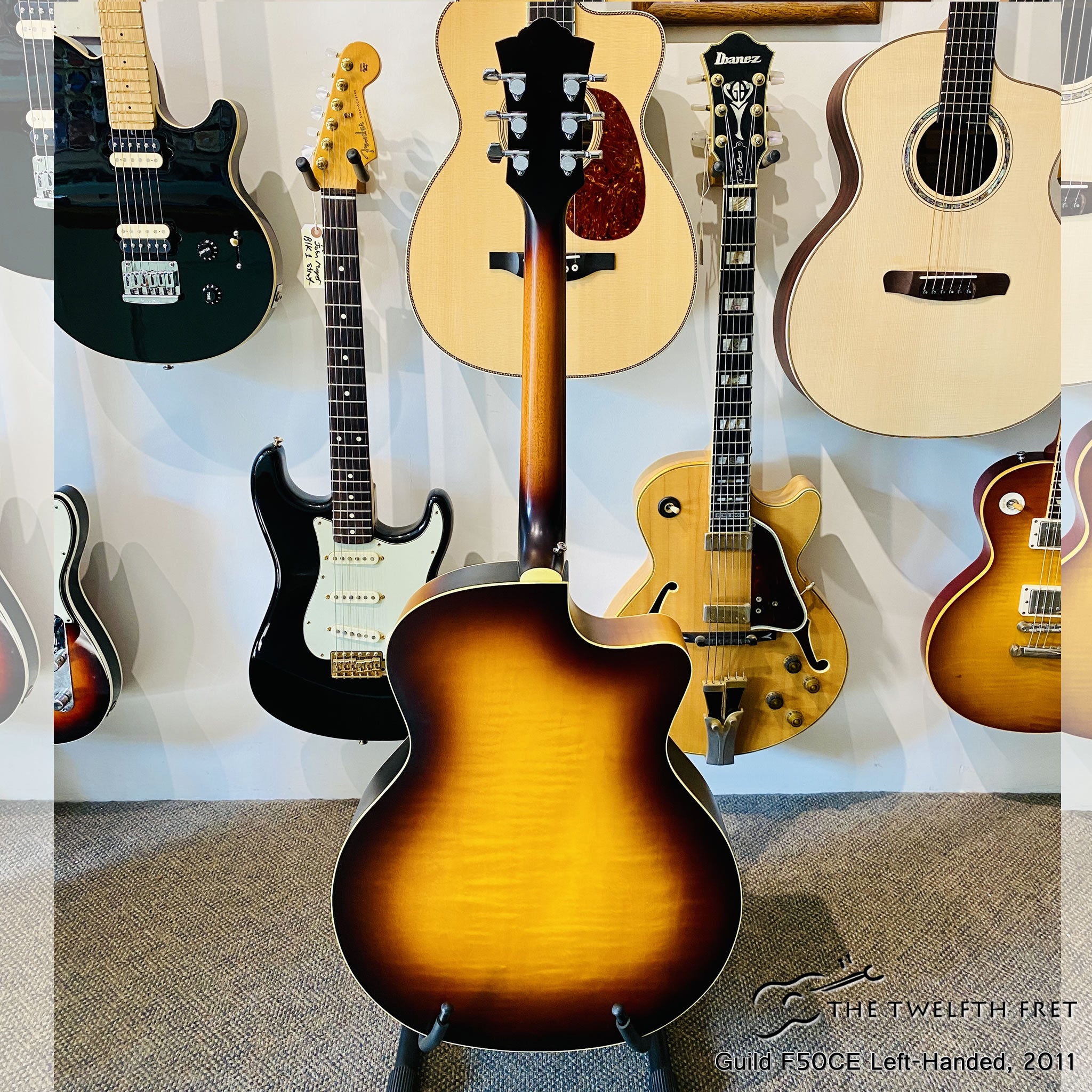 Guild F50CE Left-Handed Acoustic Guitar, 2011 - The Twelfth Fret