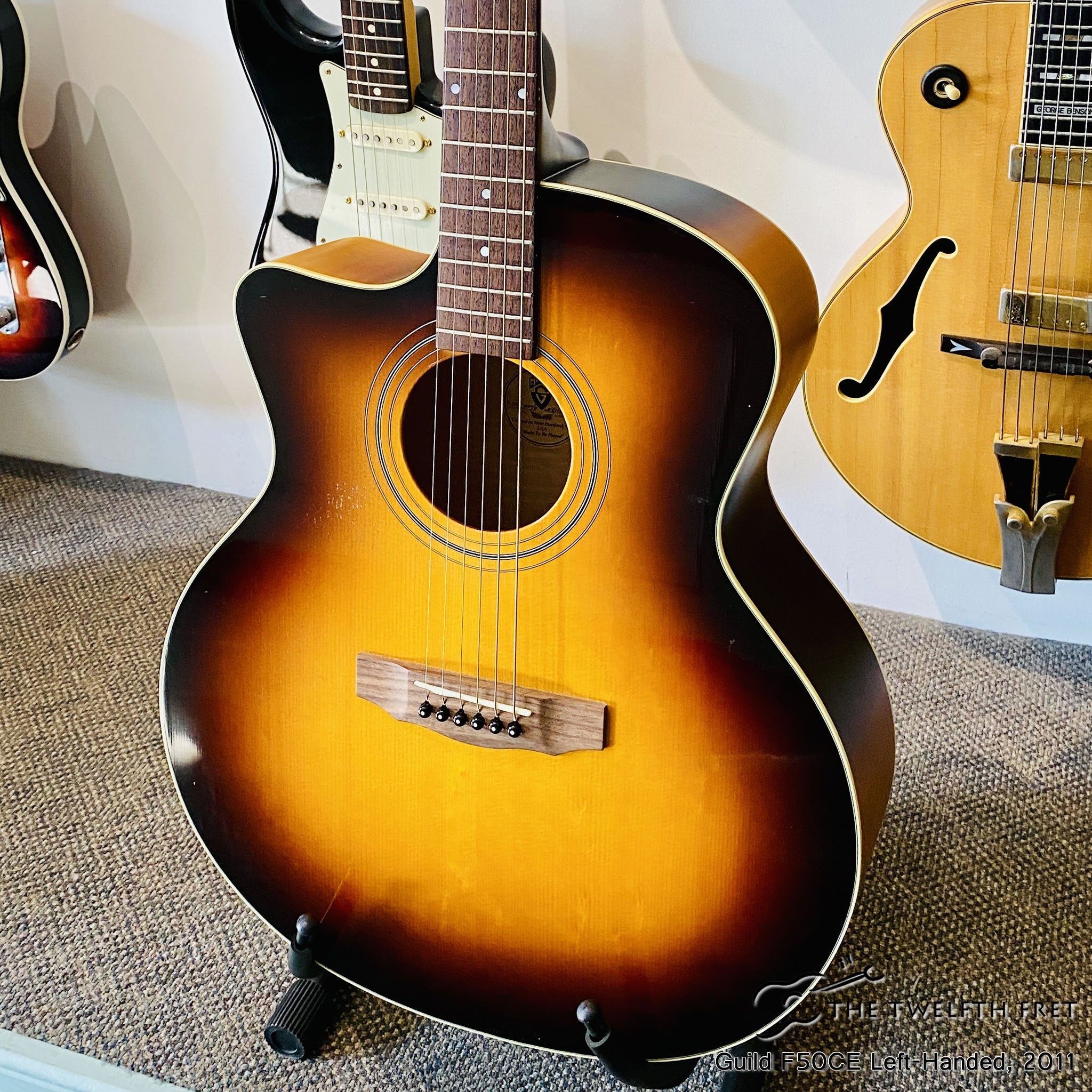 Guild F50CE Left-Handed Acoustic Guitar, 2011 - The Twelfth Fret