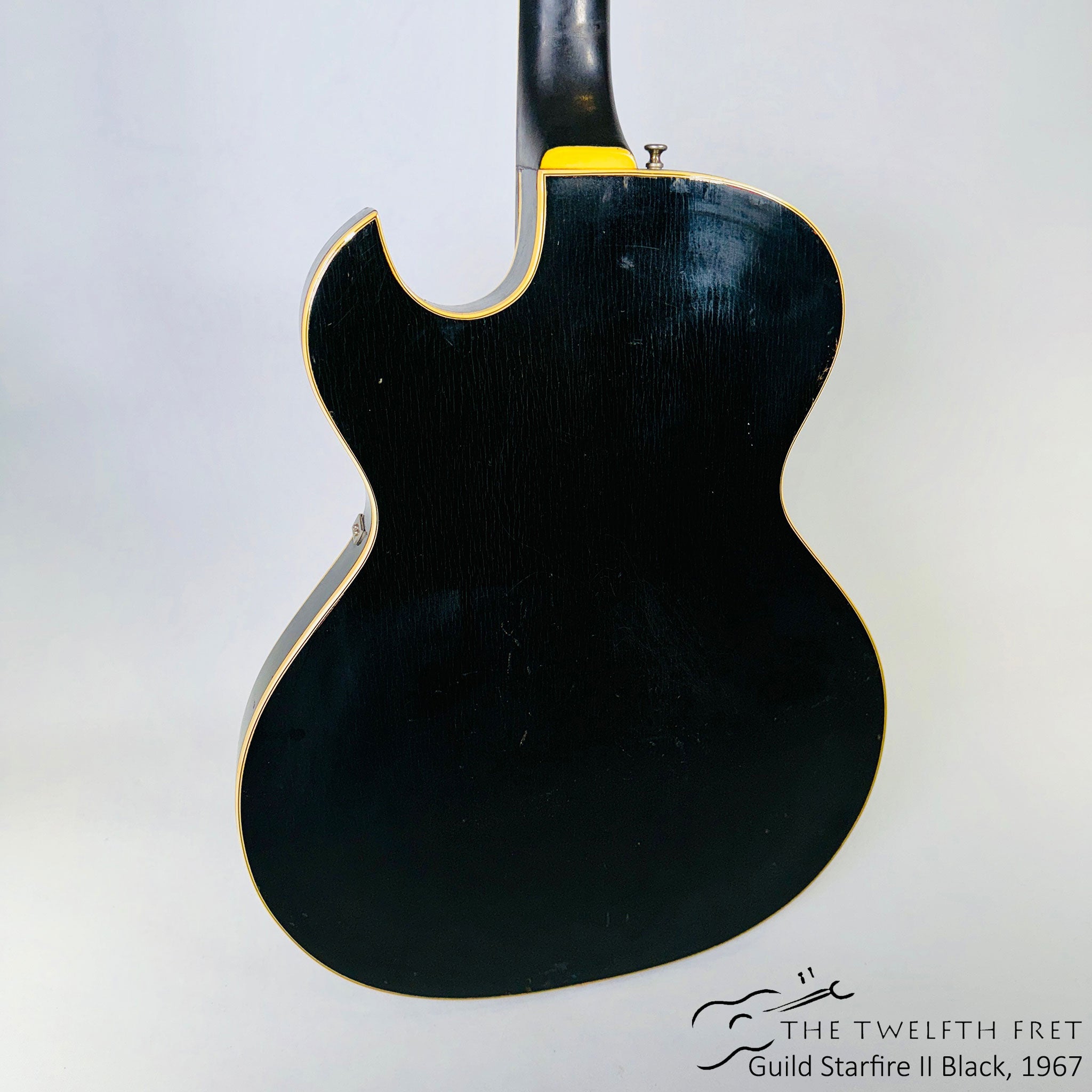 Guild Starfire II Electric Guitar Black, 1967 [USED] - The Twelfth Fret