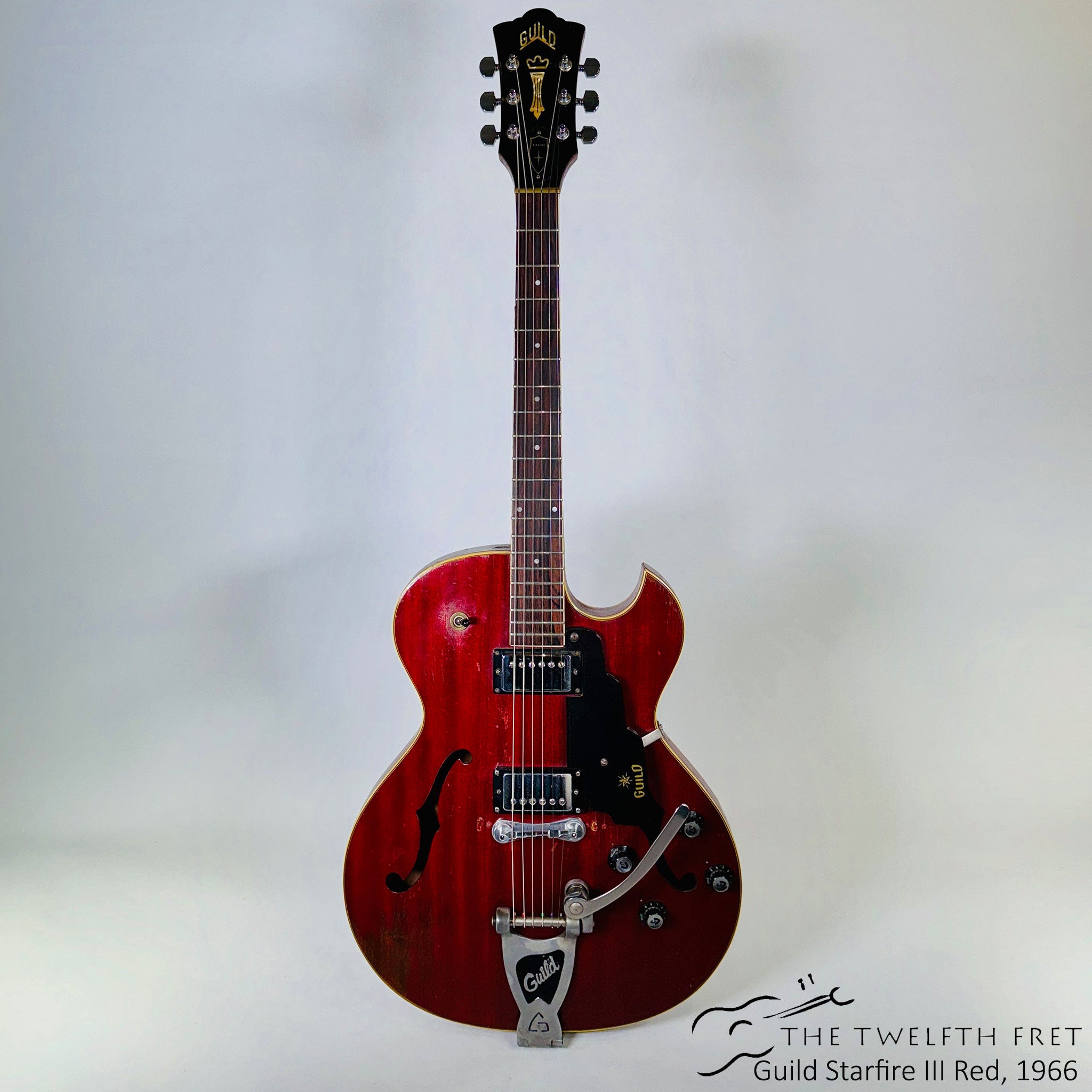 Guild Starfire III Electric Guitar Cherry Finish, 1966 - The Twelfth Fret