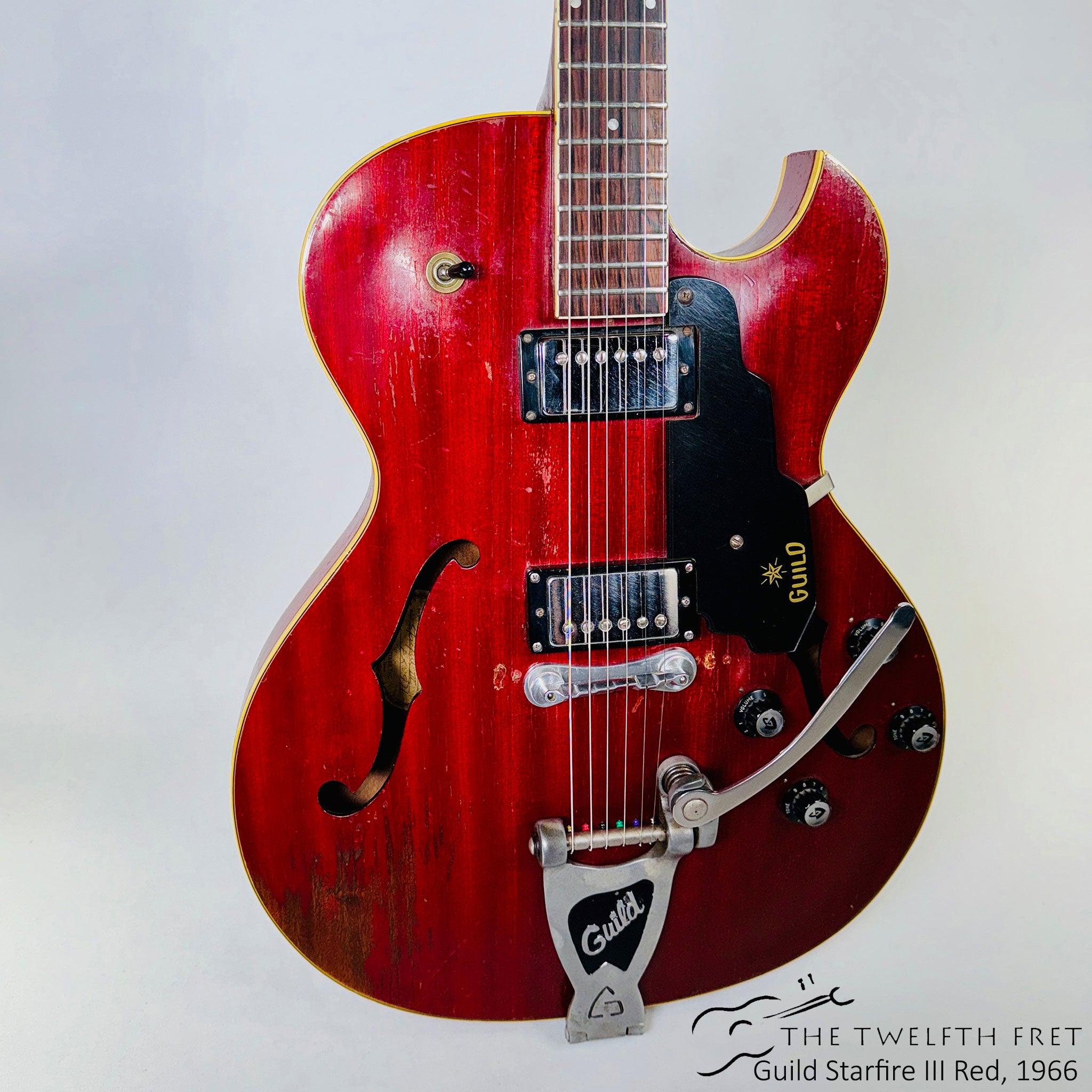 Guild Starfire III Electric Guitar Cherry Finish, 1966 - The Twelfth Fret