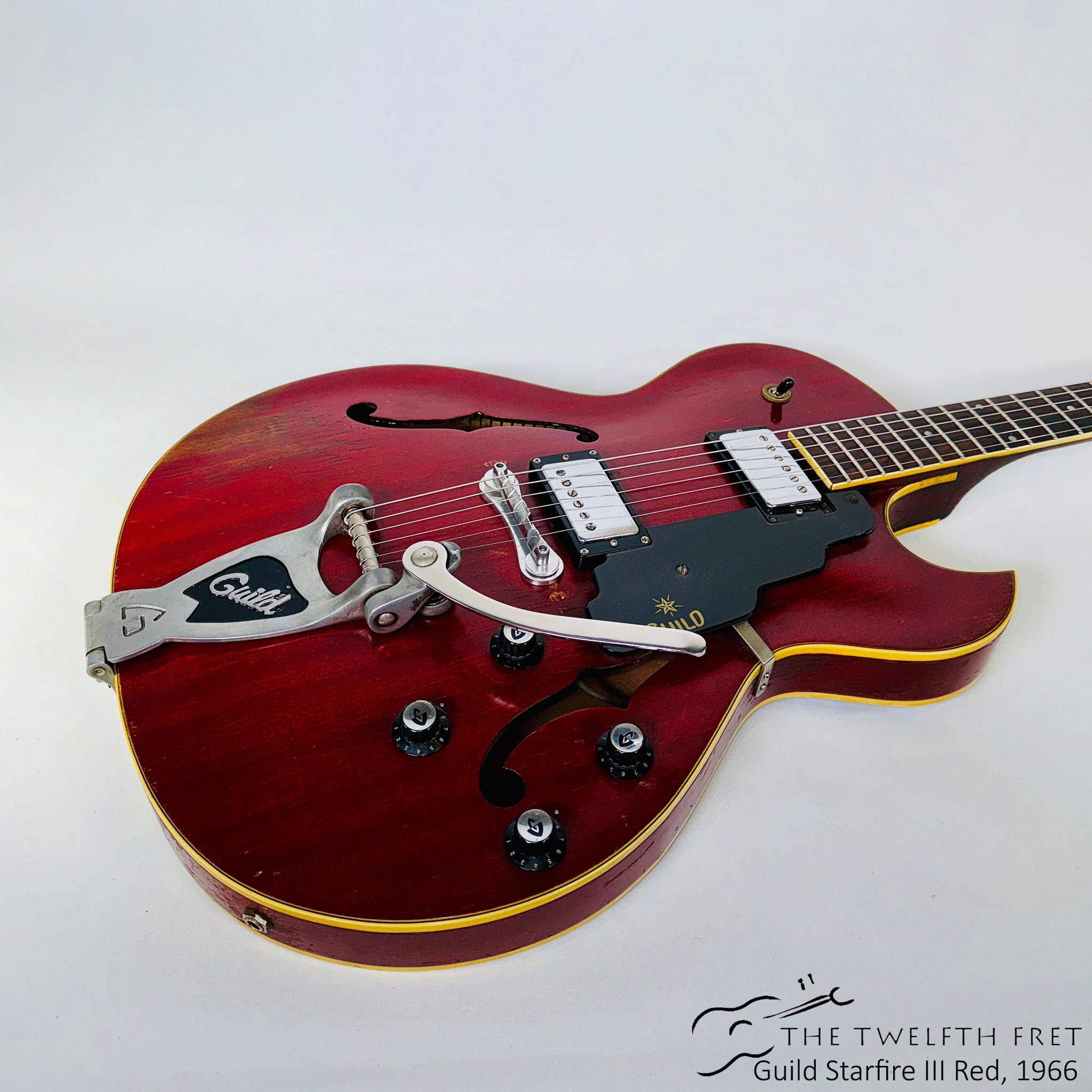 Guild Starfire III Electric Guitar Cherry Finish, 1966 - The Twelfth Fret