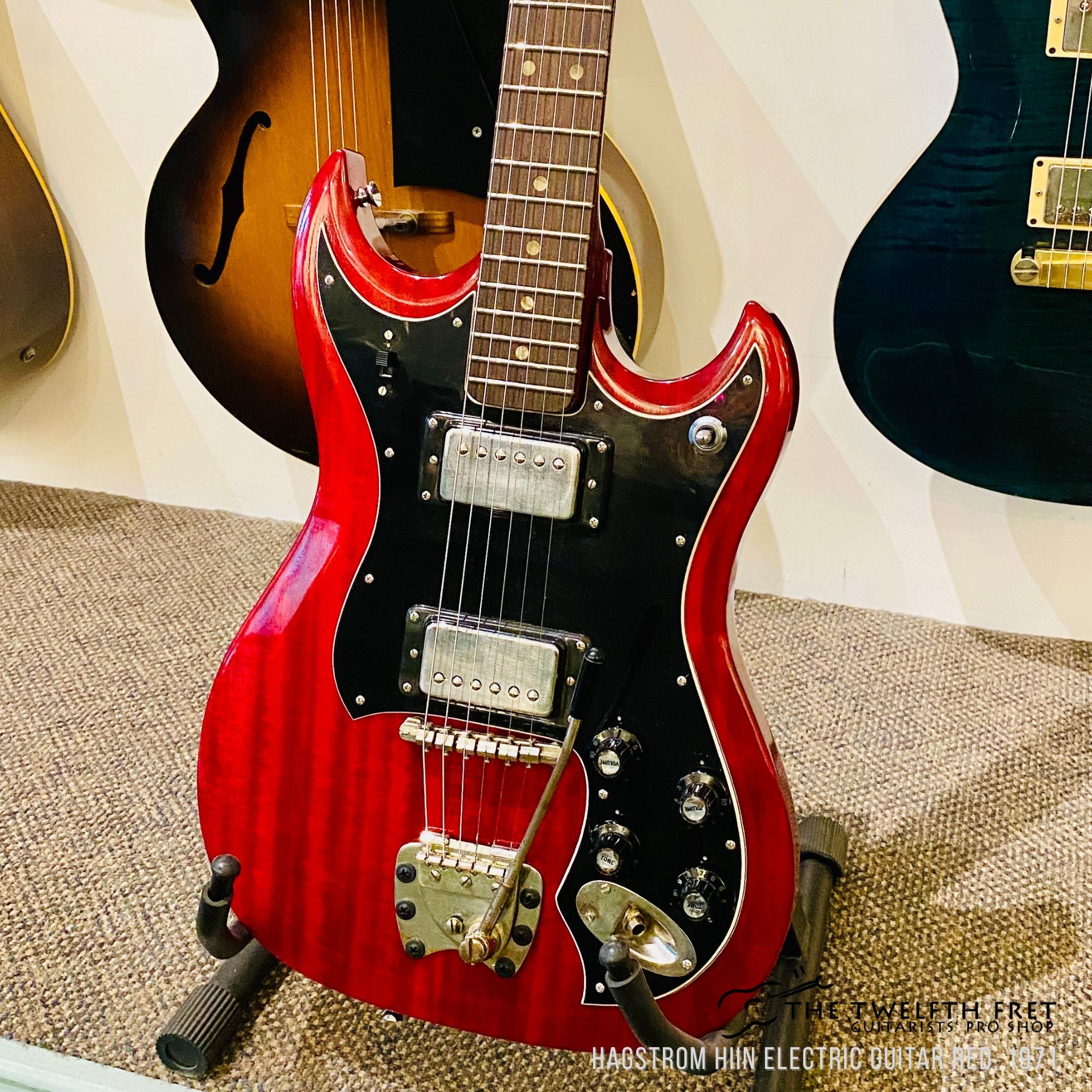 Hagstrom HIIN Red Electric Guitar, 1971 - The Twelfth Fret