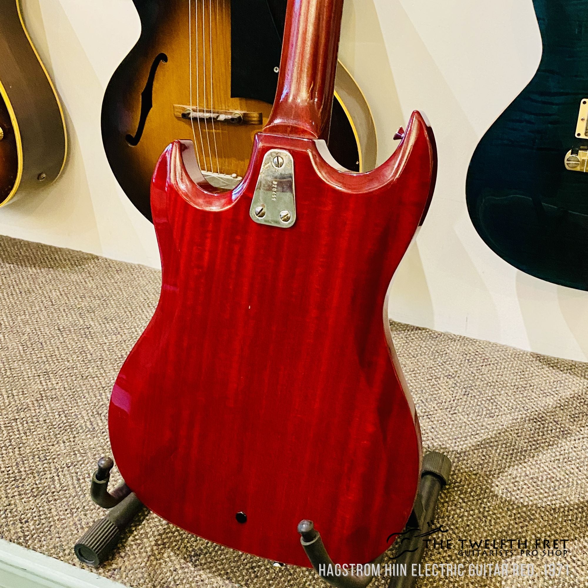 Hagstrom HIIN Red Electric Guitar, 1971 - The Twelfth Fret