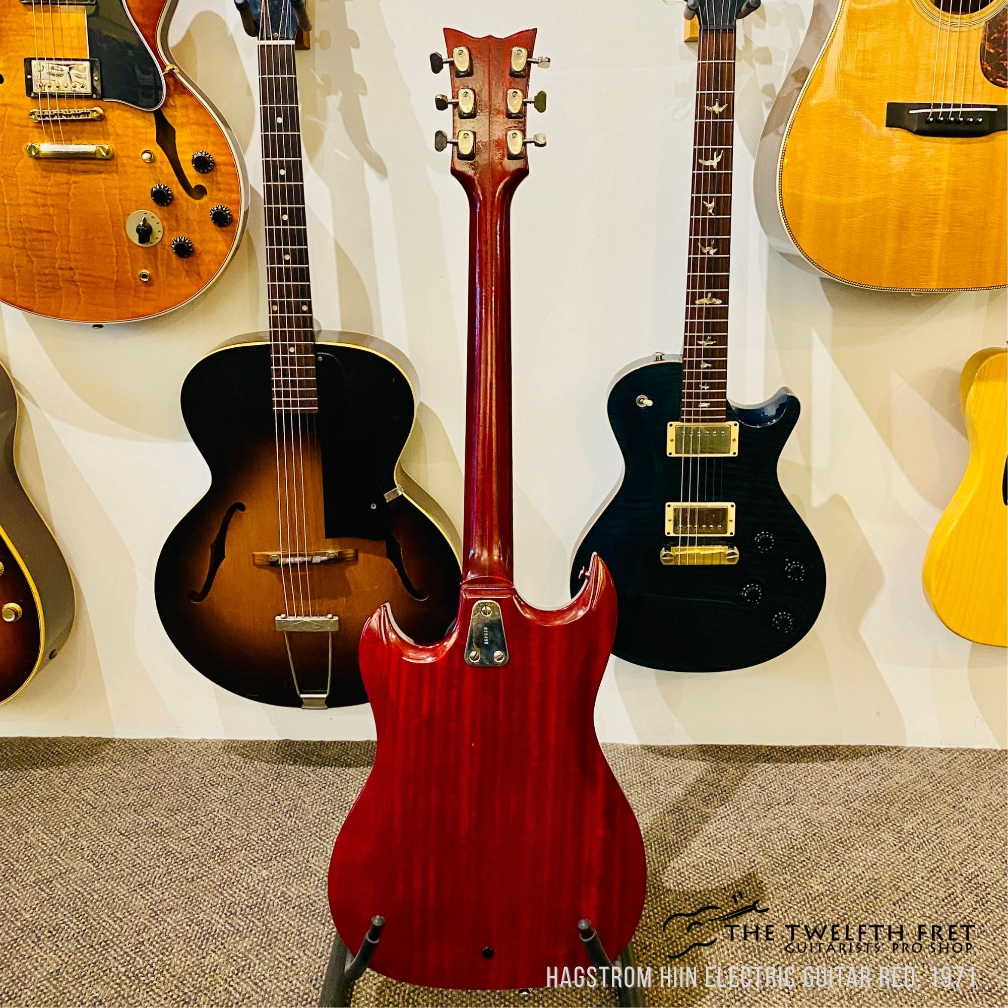 Hagstrom HIIN Red Electric Guitar, 1971 - The Twelfth Fret