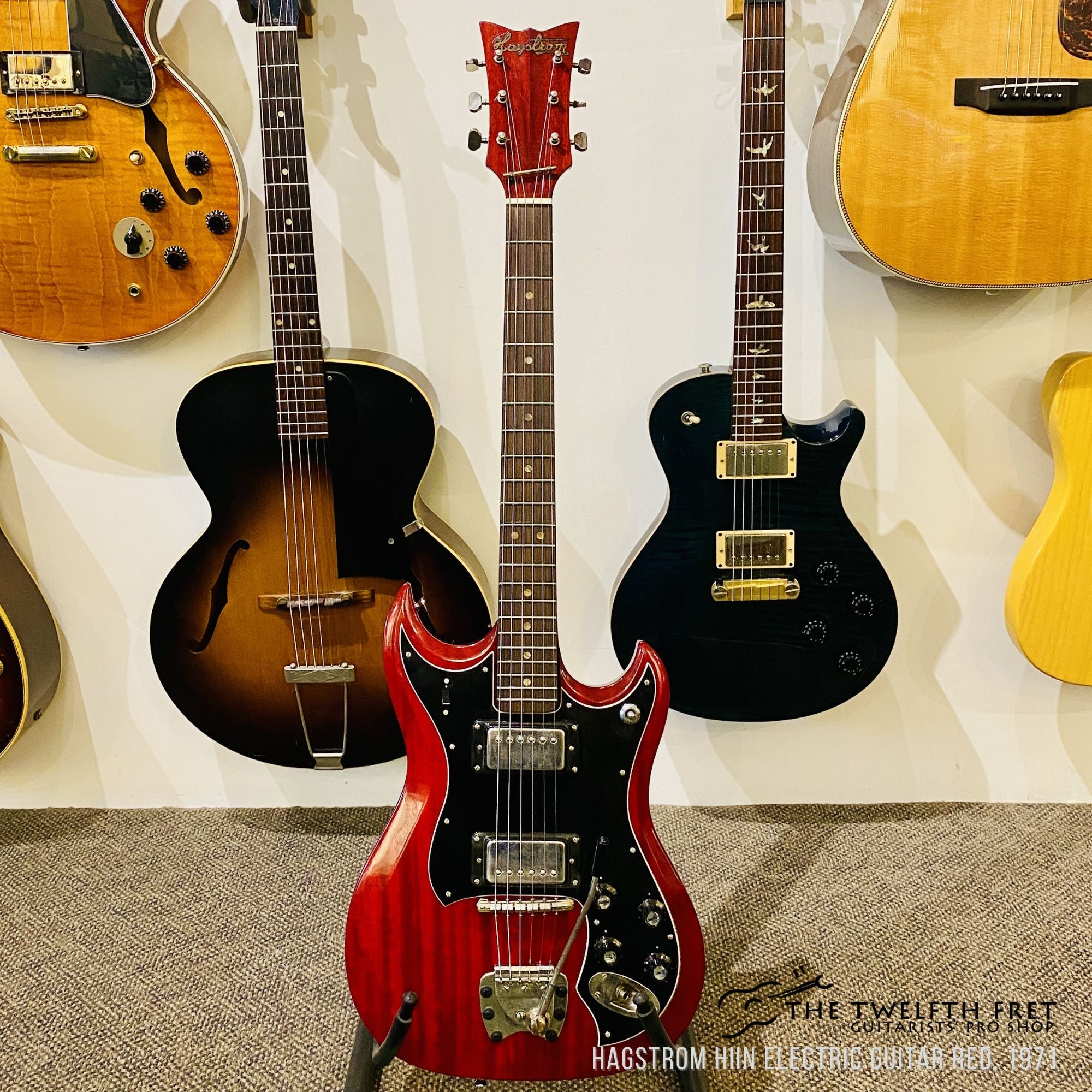 Hagstrom HIIN Red Electric Guitar, 1971 - The Twelfth Fret