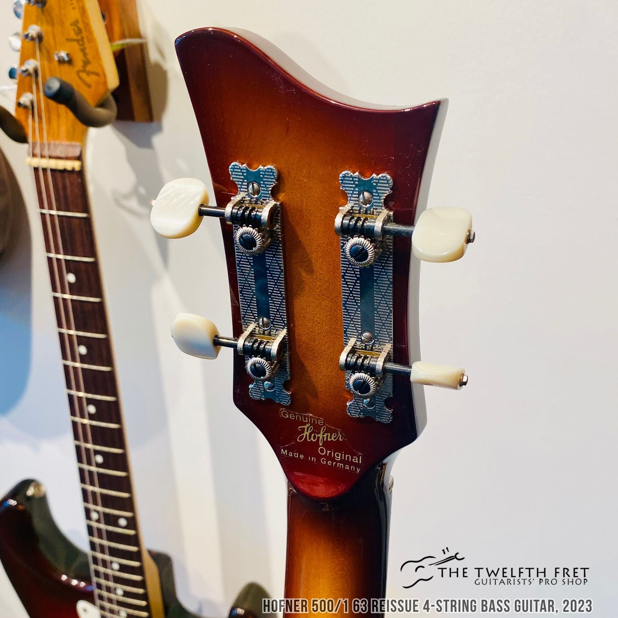 Hofner 5001 63 Reissue 4-String Bass Guitar, 2023 - The Twelfth Fret