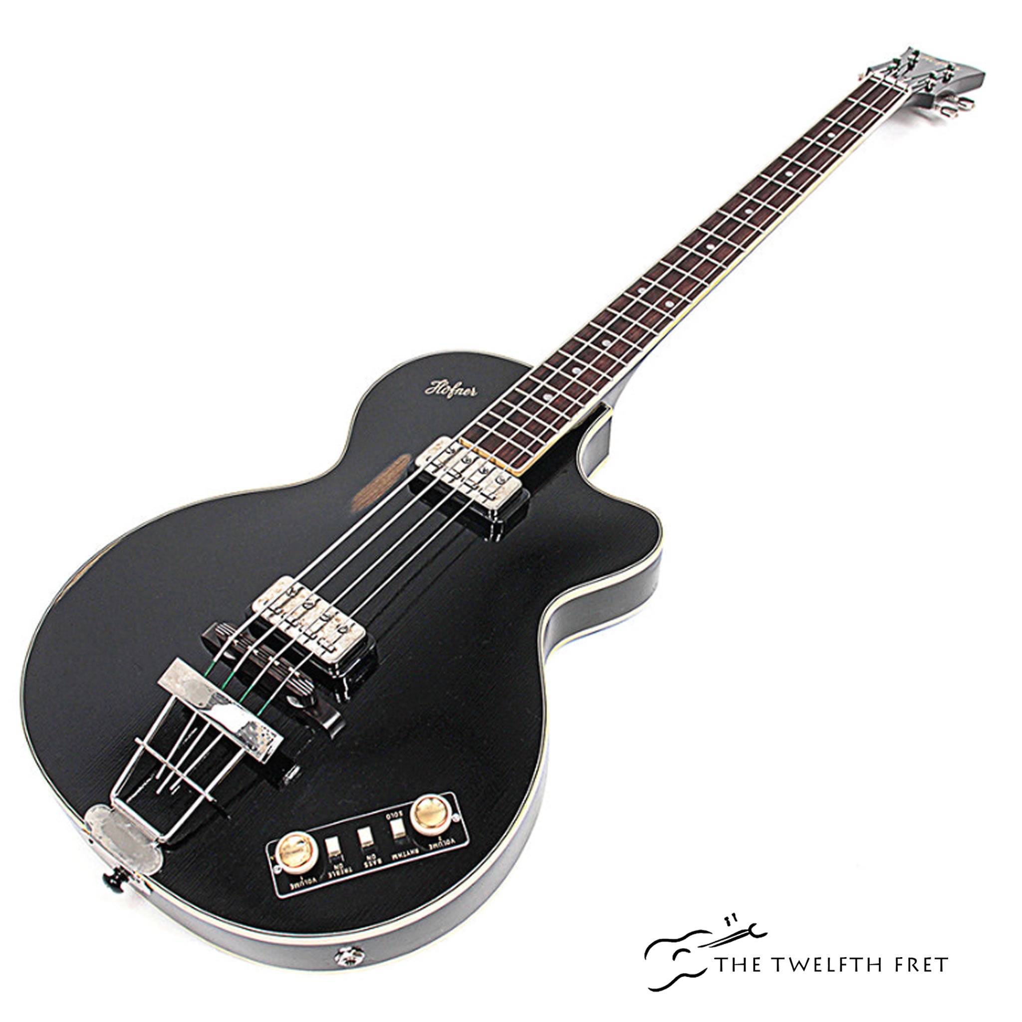 Hofner Club Bass Vintage Black - Bass Guitar- The Twelfth Fret