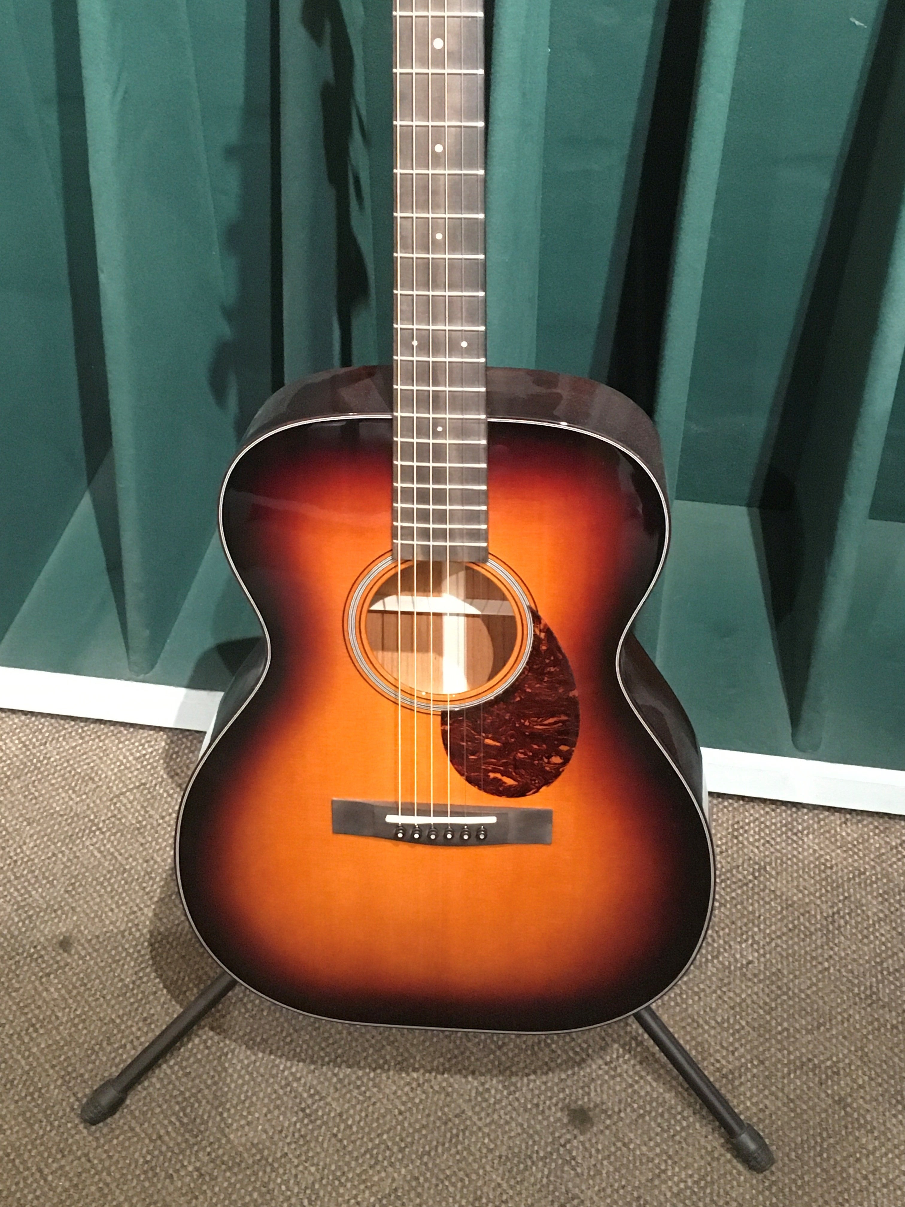 Huss & Dalton TOM-M Custom Sunburst Acoustic Guitar - The Twelfth Fret