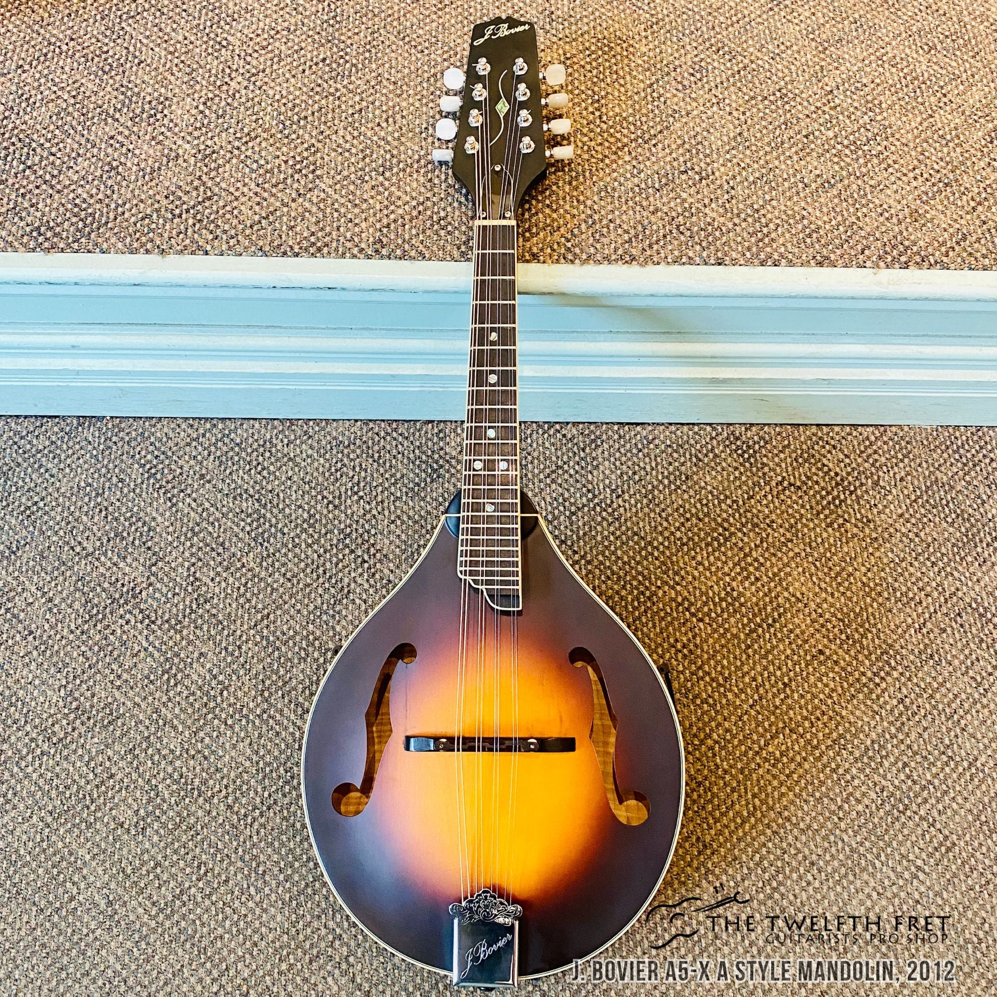 J. Bovier A5-X A Style Mandolin, 2012 - The Twelfth Fret