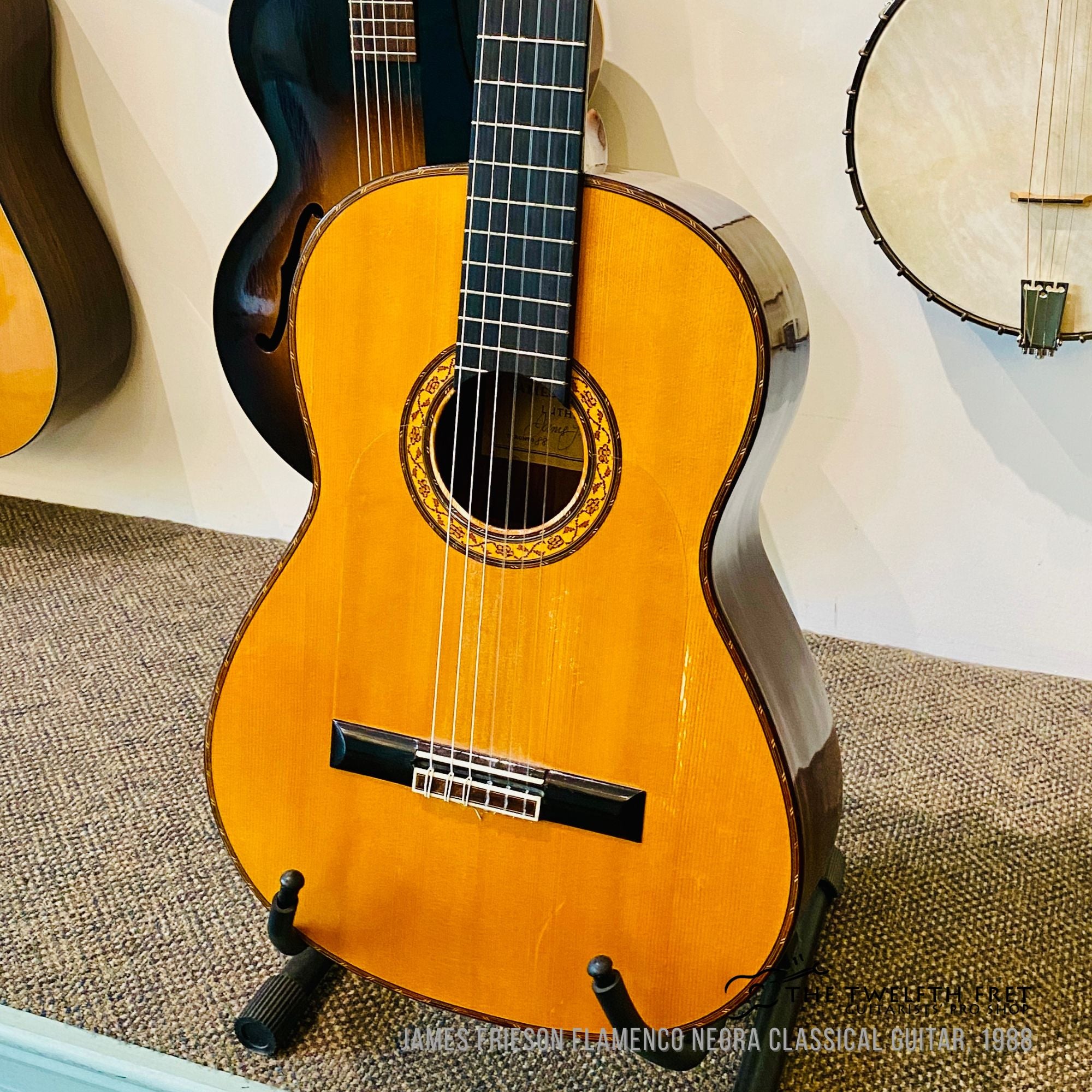 James Frieson Flamenco Negra Classical Guitar, 1988 - The Twelfth Fret