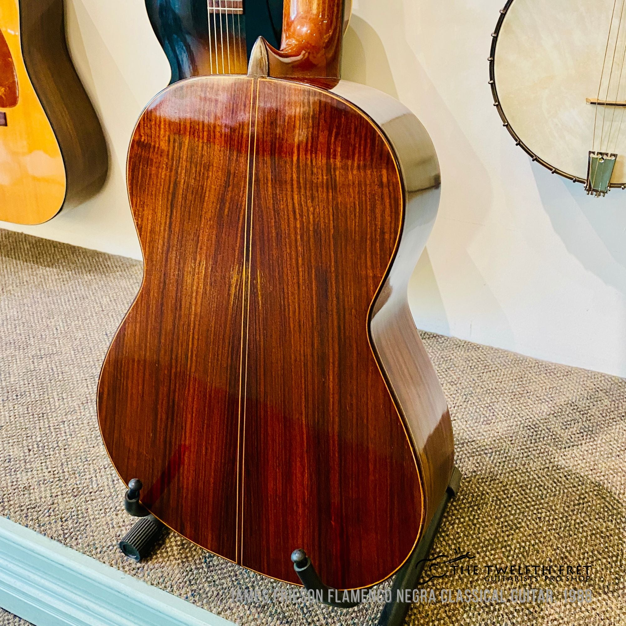 James Frieson Flamenco Negra Classical Guitar, 1988 - The Twelfth Fret