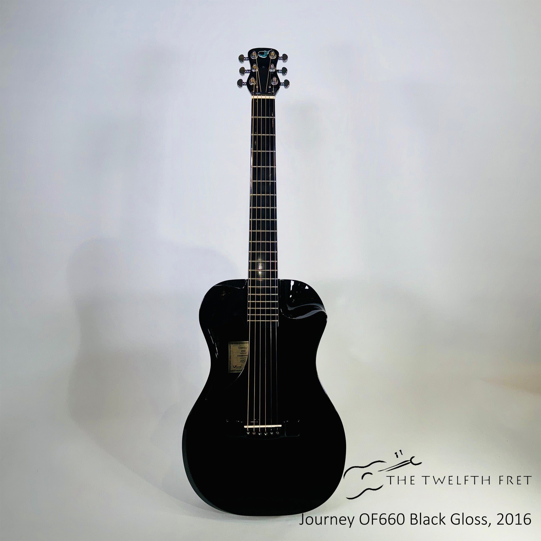 Journey OF660 Black Travel Acoustic Guitar [USED]