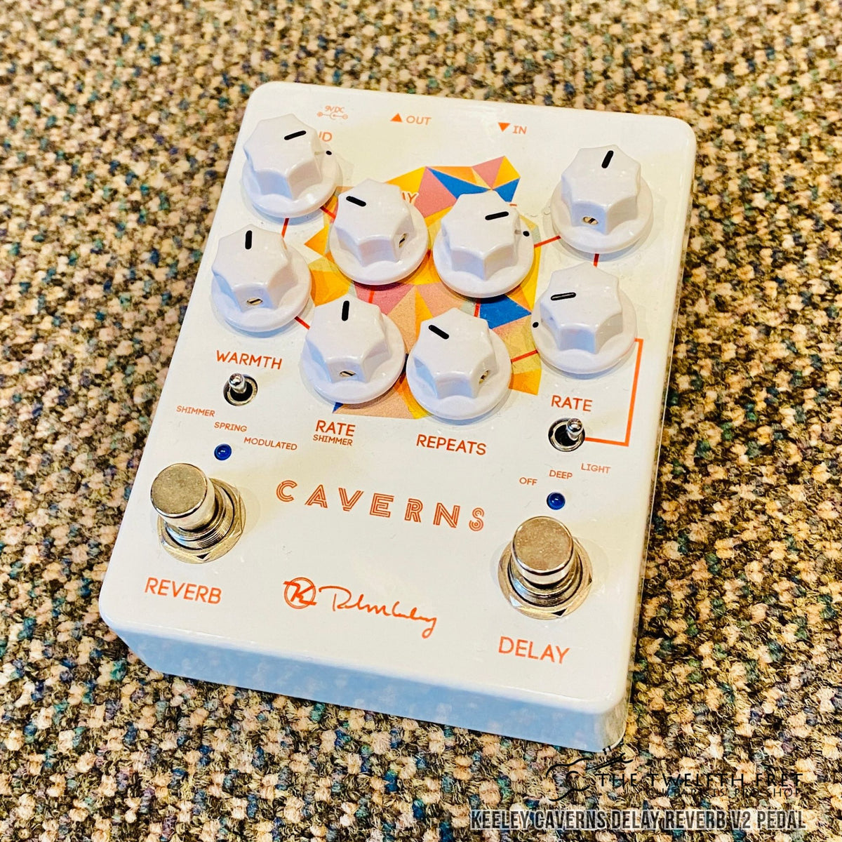 Keeley Caverns Delay Reverb V2 Pedal - The Twelfth Fret