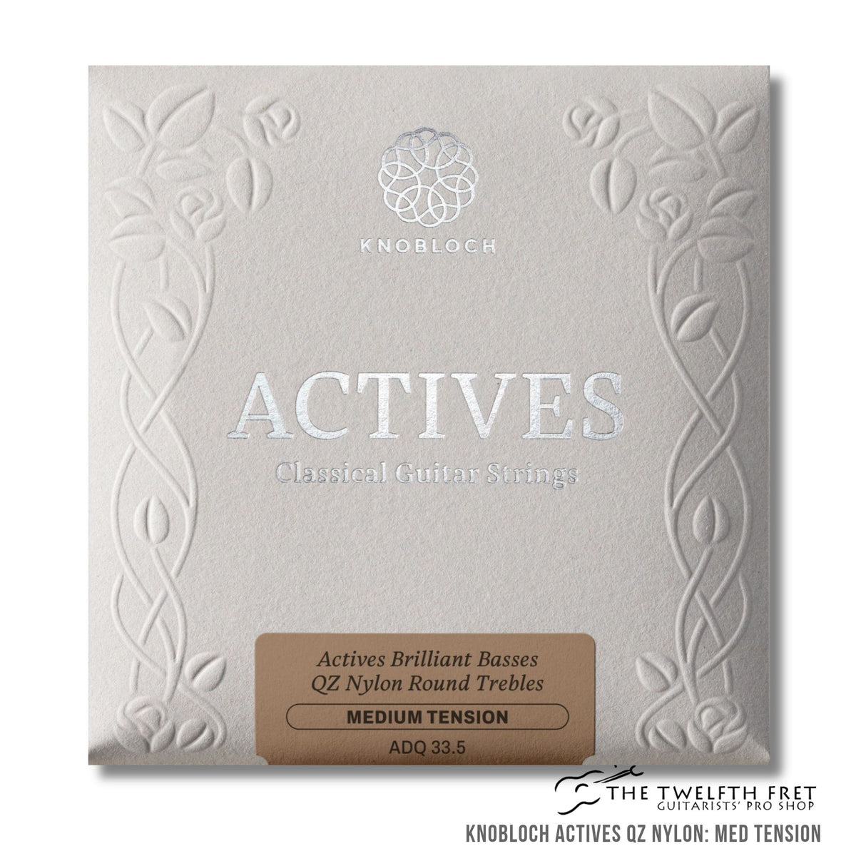 Knobloch Actives Double Silver Basses QZ Nylon Round Trebles - The Twelfth Fret
