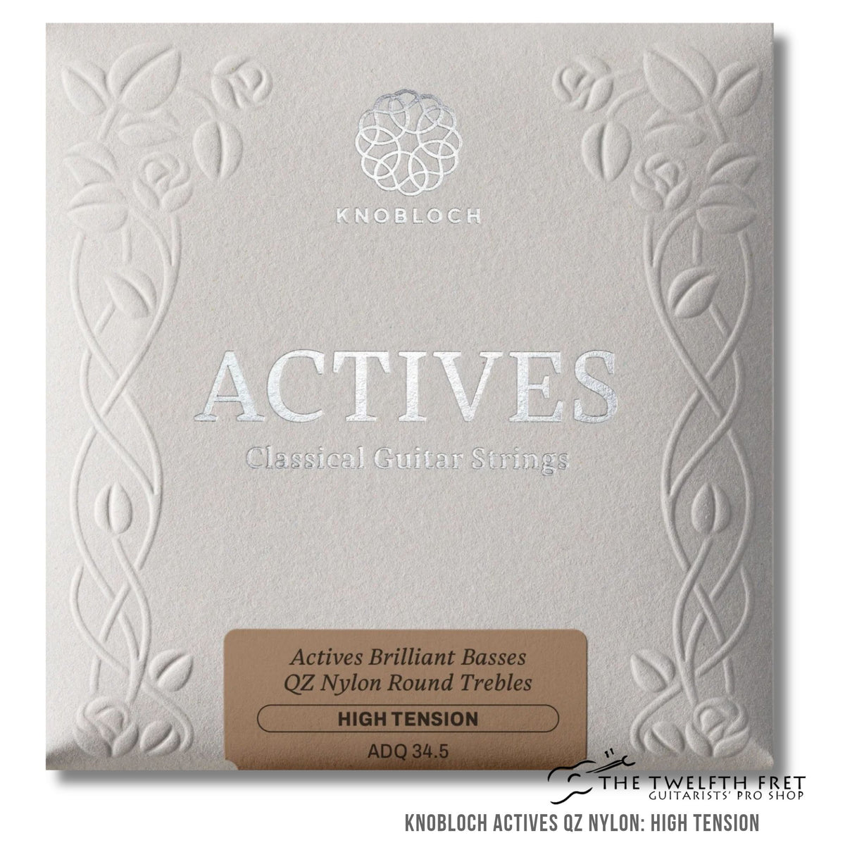 Knobloch Actives Double Silver Basses QZ Nylon Round Trebles - The Twelfth Fret