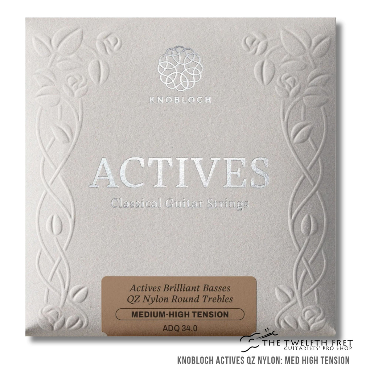 Knobloch Actives Double Silver Basses QZ Nylon Round Trebles - The Twelfth Fret