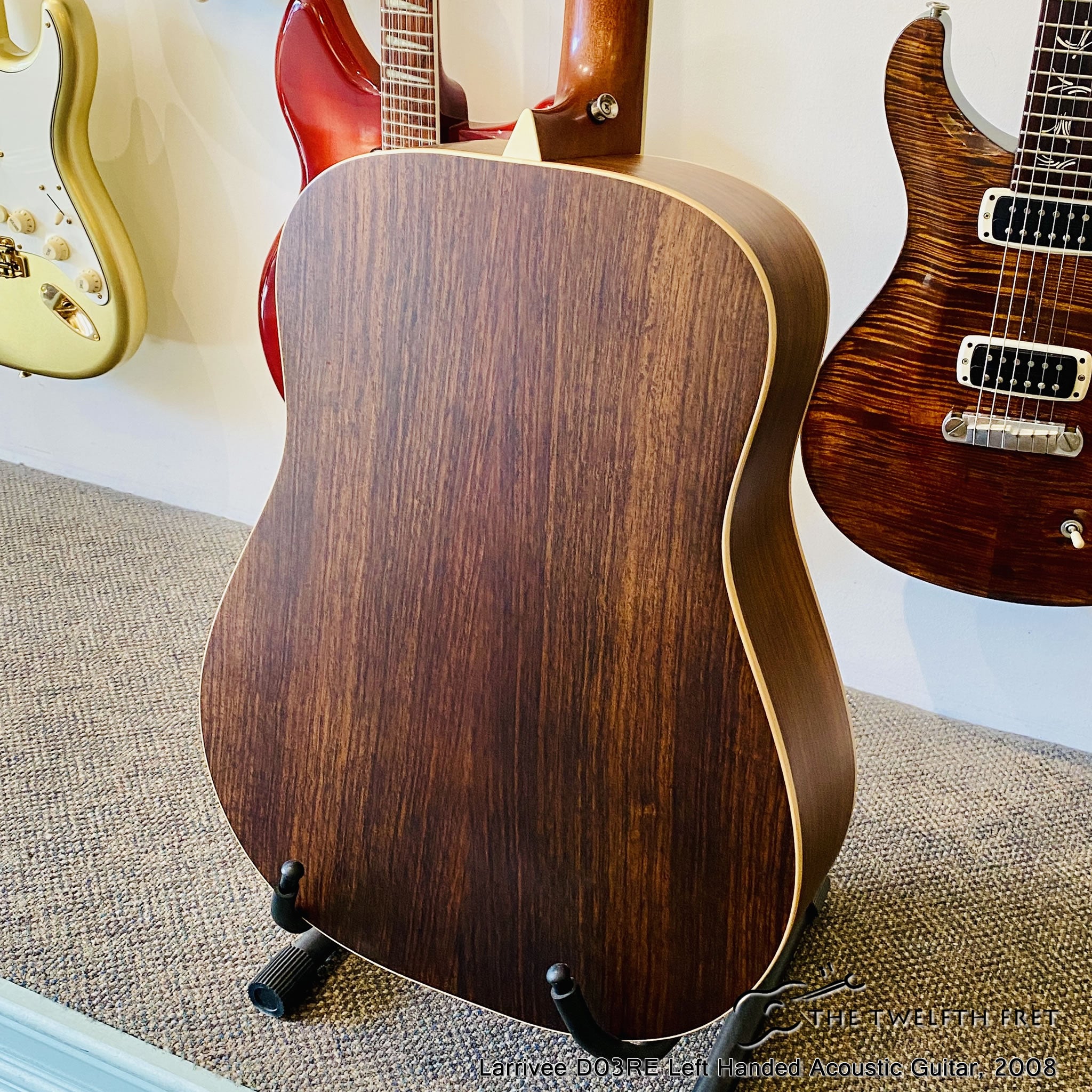 Larrivee D03RE Left Handed Acoustic Guitar, 2008 - The Twelfth Fret