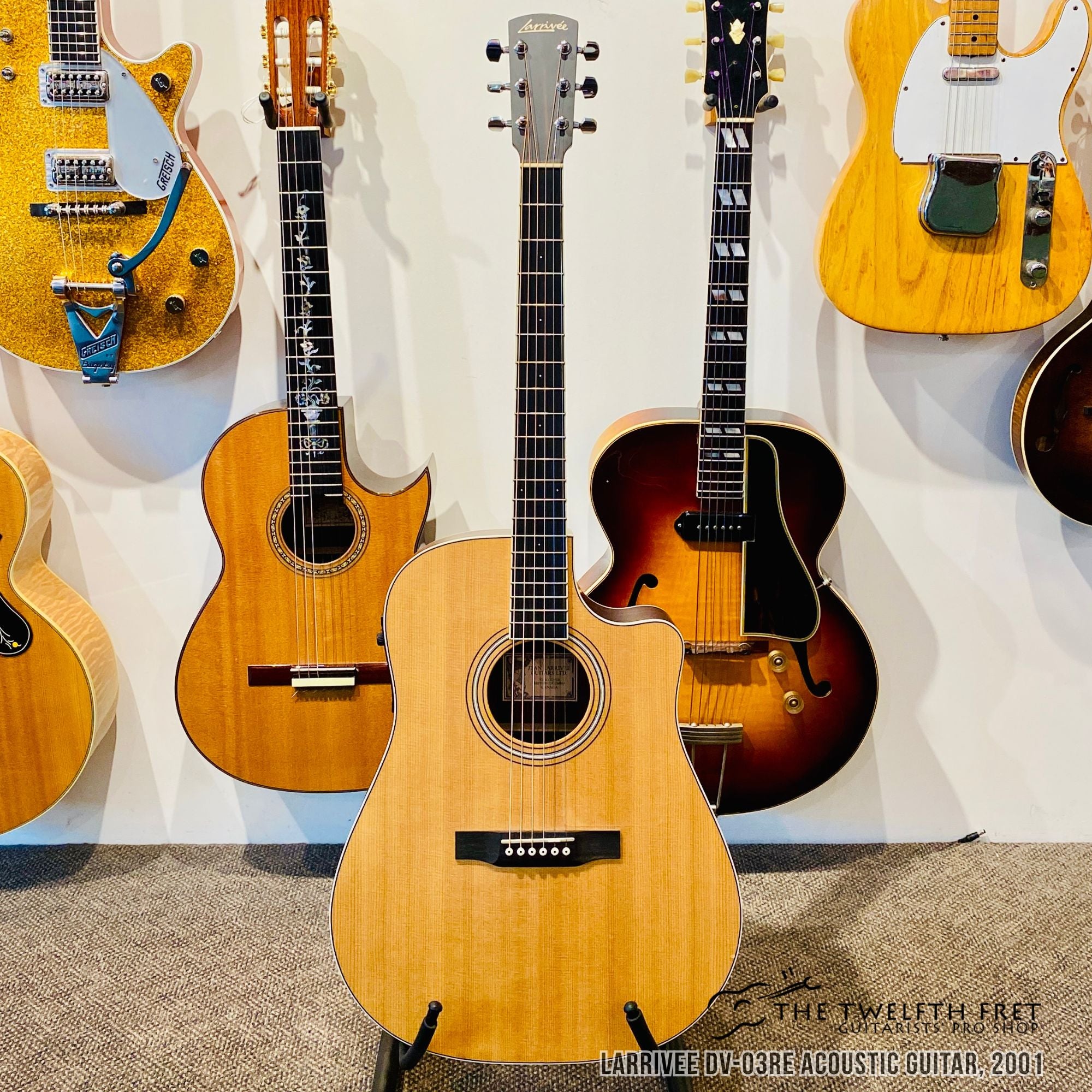 Larrivee DV-03RE Acoustic Guitar, 2001 - The Twelfth Fret