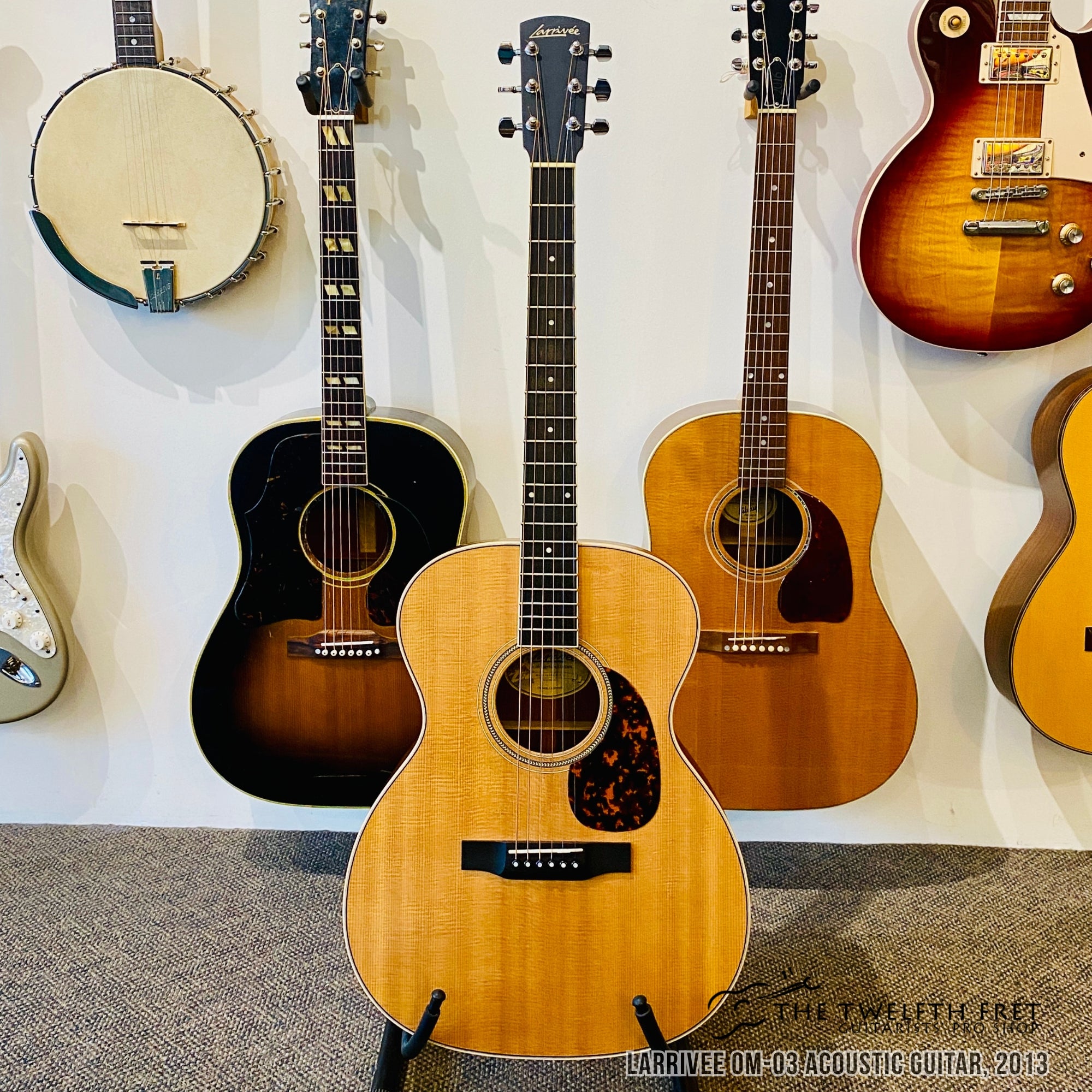 Larrivee OM-03R Acoustic Guitar, 2013 [USED] - The Twelfth Fret