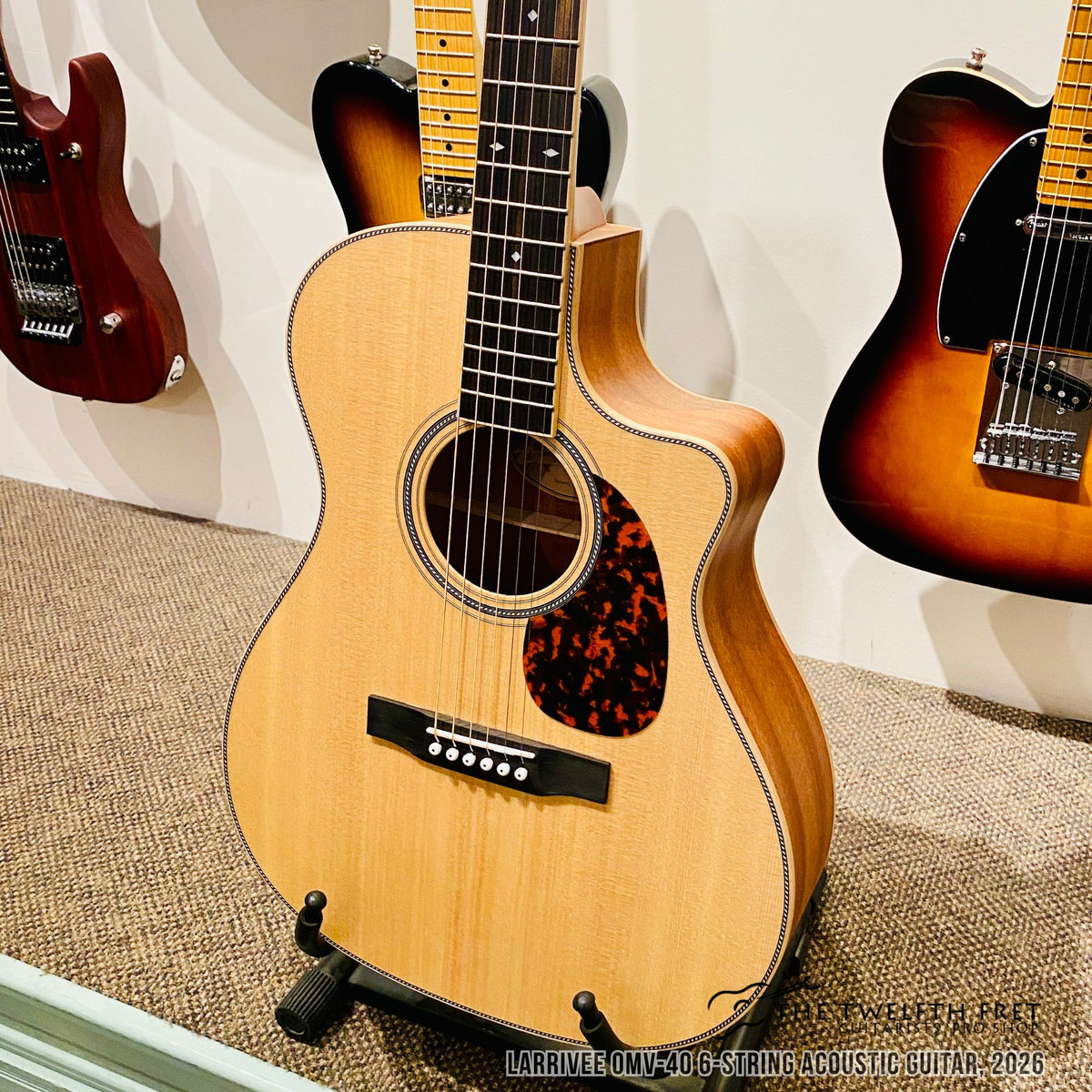 Larrivee OMV-40 6-String Acoustic Guitar, 2026 - The Twelfth Fret