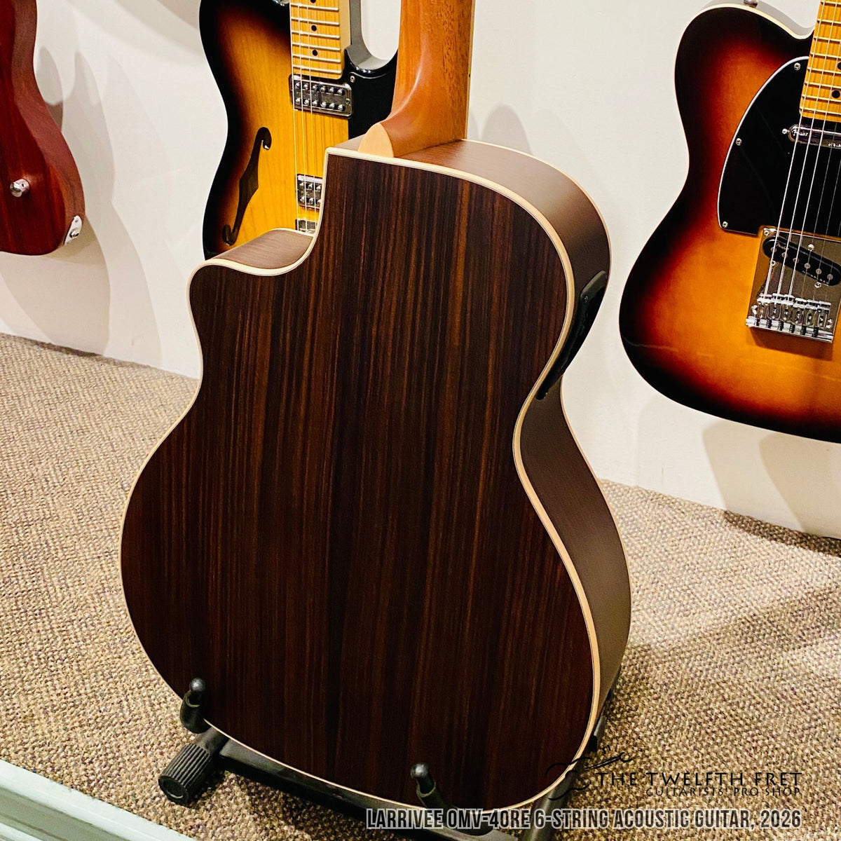 Larrivee OMV-40RE 6-String Acoustic Guitar, 2026 - The Twelfth Fret