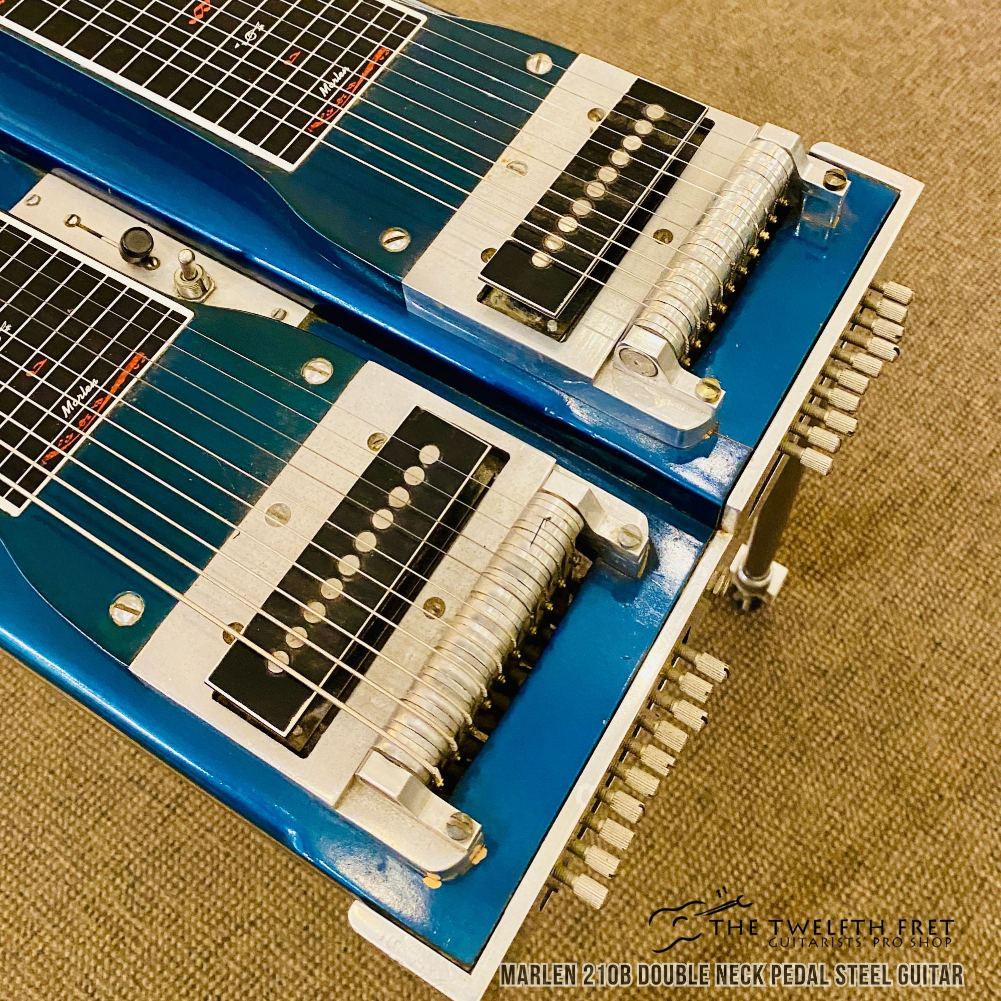 Marlen 210B Double Neck Pedal Steel Guitar - The Twelfth Fret